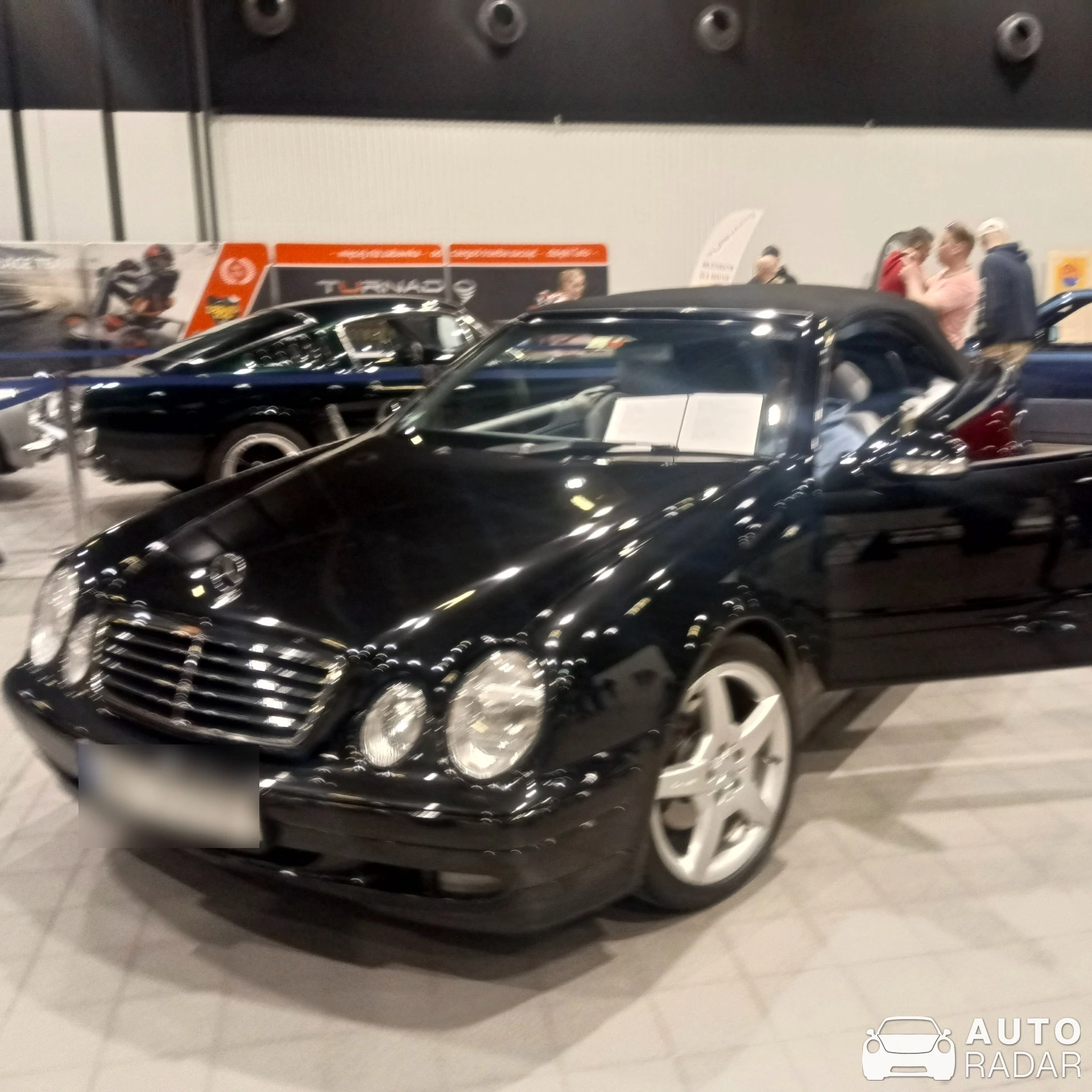 Mercedes-Benz CLK 55 AMG Cabriolet spotted in Warszawa