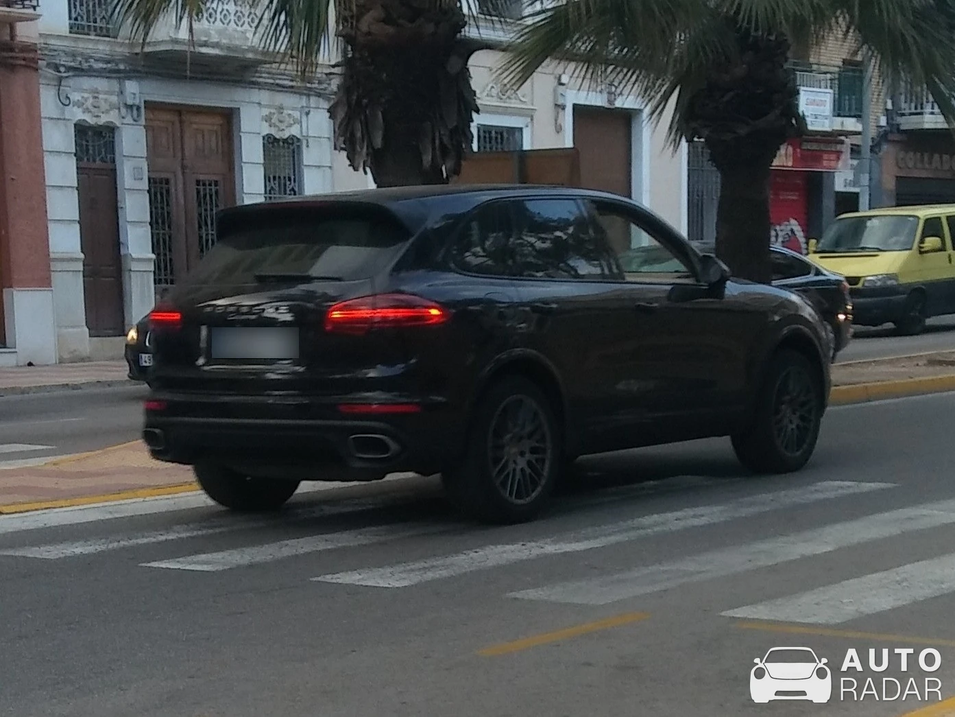 Porsche Cayenne spotted in Cullera, Spain