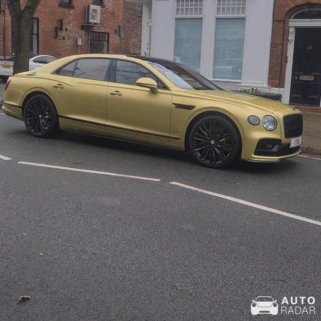 Bentley Flying Spur Hybrid spotted in Alderley Edge, United Kingdom