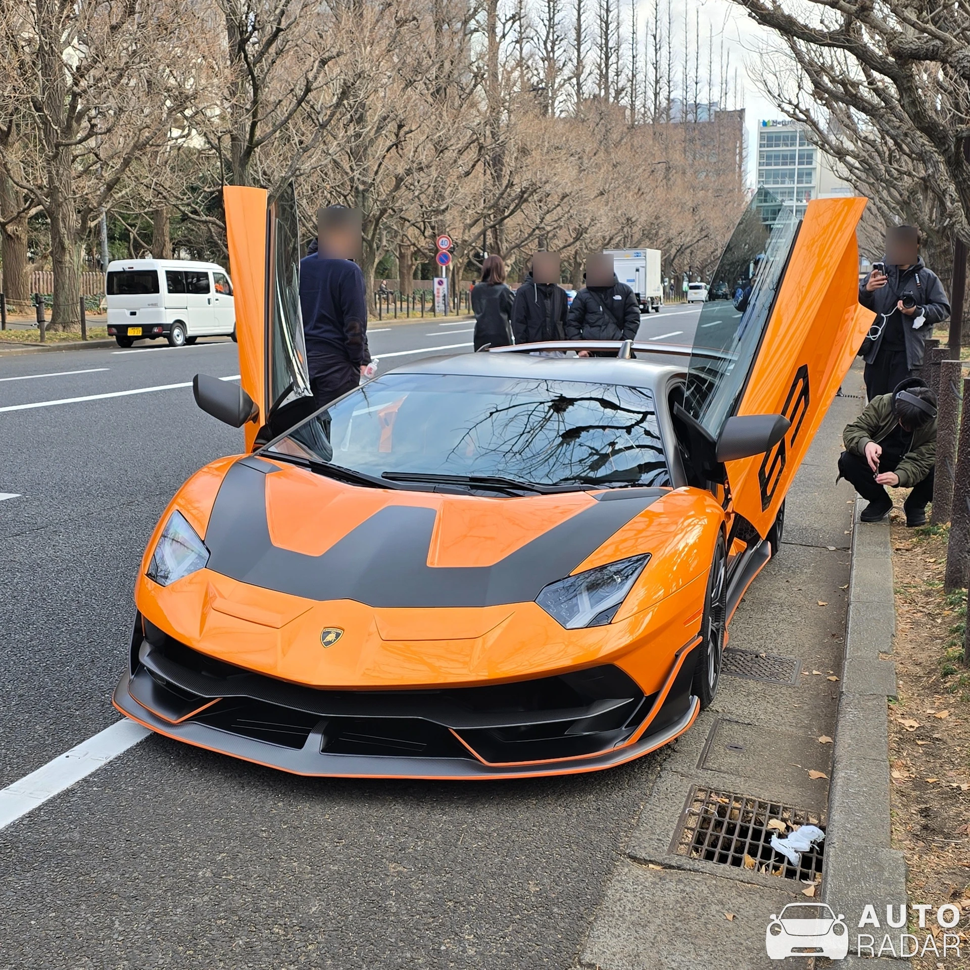 Lamborghini Aventador LP770-4 SVJ spotted in Minato City, 일본