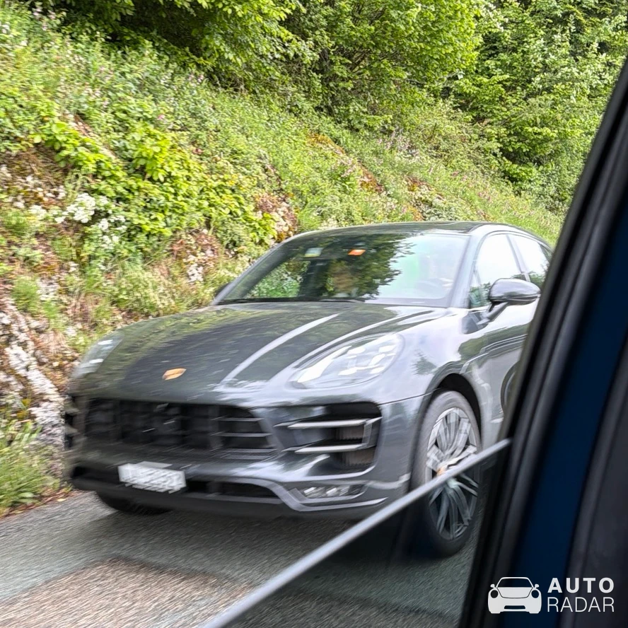 Porsche Macan Turbo spotted in Porrentruy