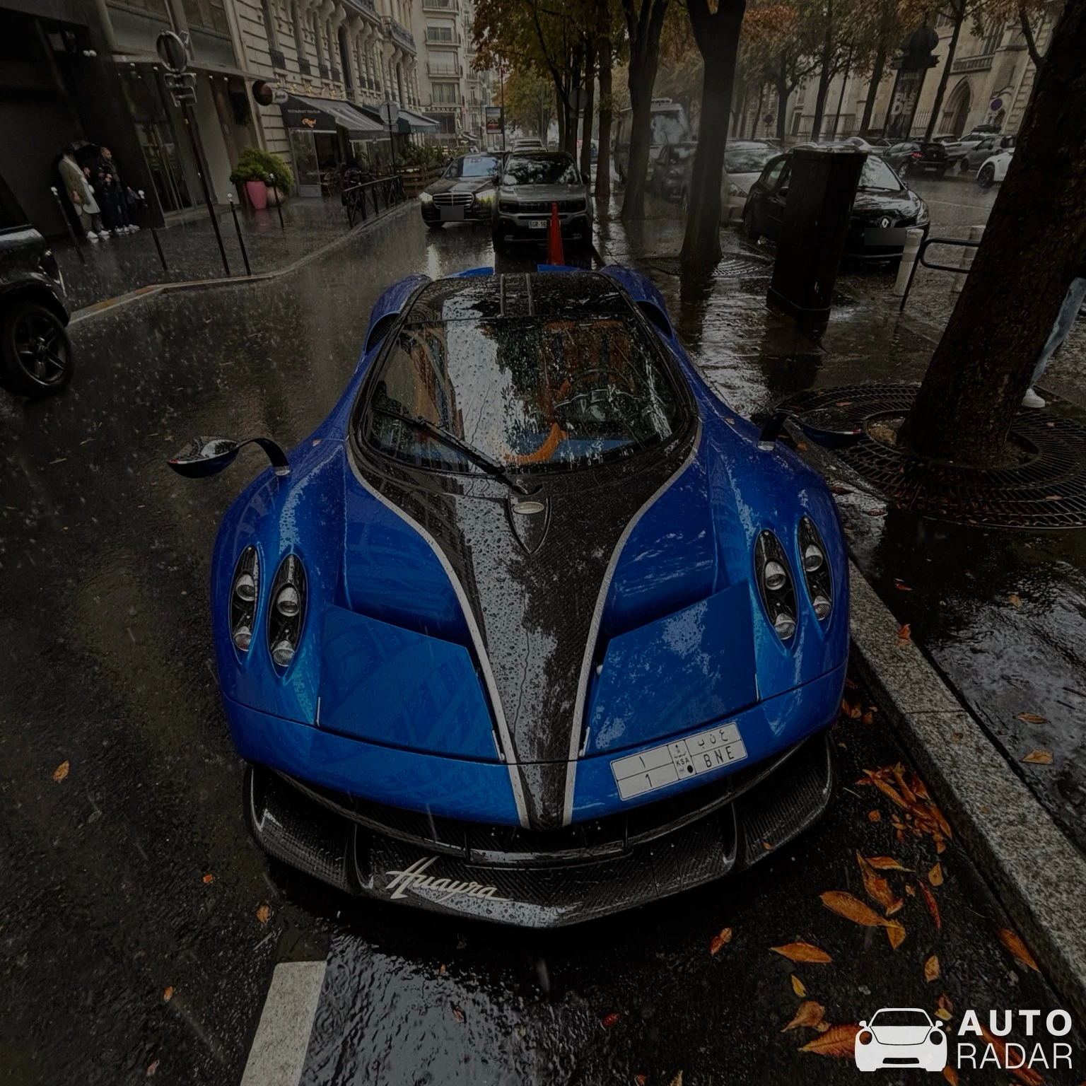 Pagani Huayra Pacchetto Tempesta spotted in Paris