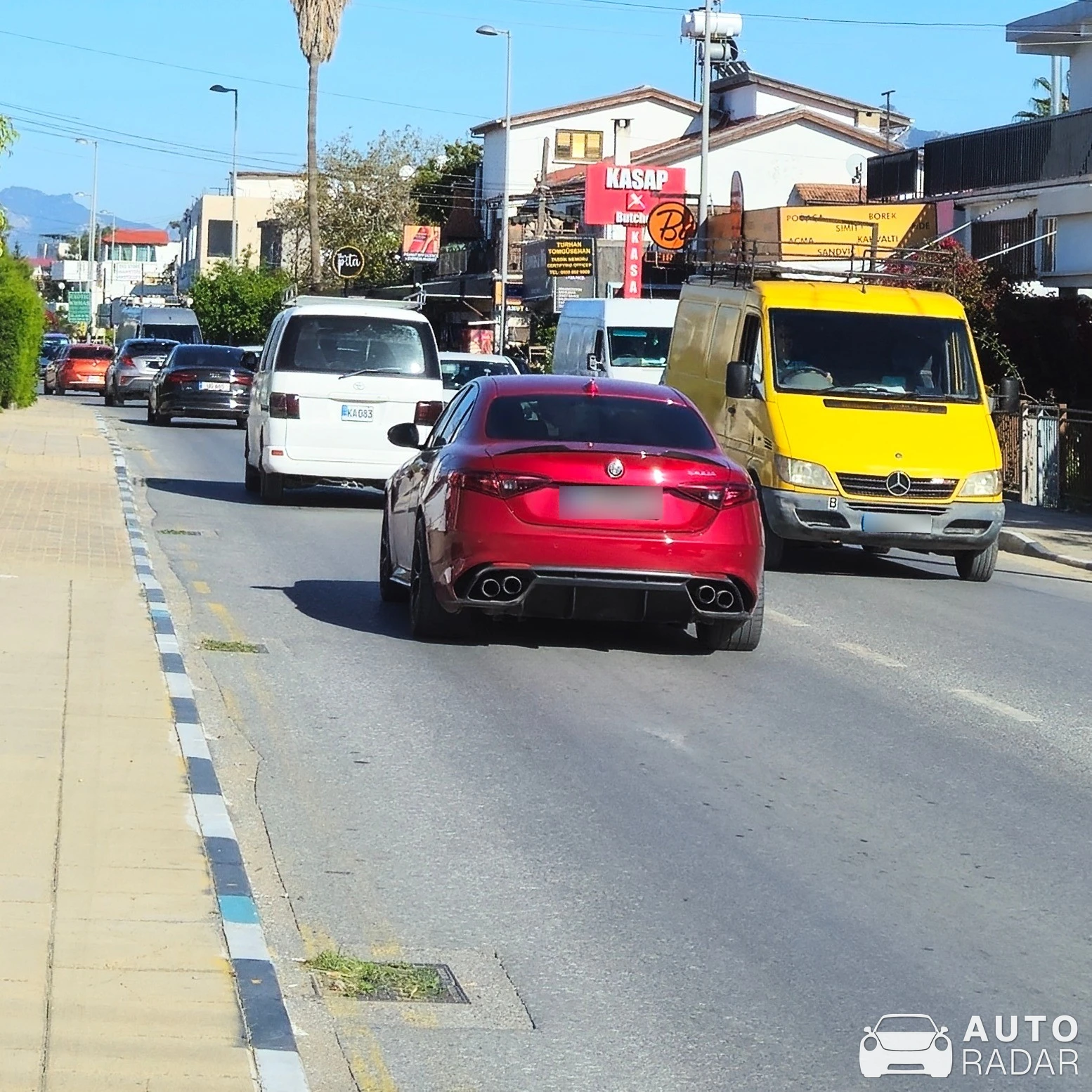 Alfa Romeo Giulia Quadrifoglio spotted in Karaoğlanoğlu, 