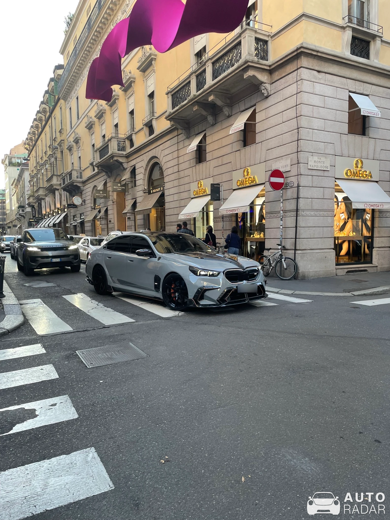 BMW M5 G90 Mansory P850 Performance spotted in Milano, Italy