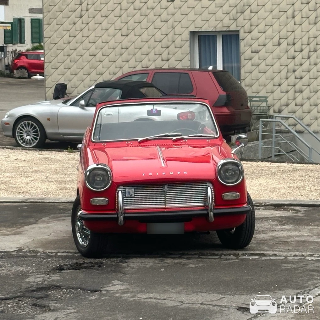 Triumph Herald 1200 Convertible spotted in Oberweningen