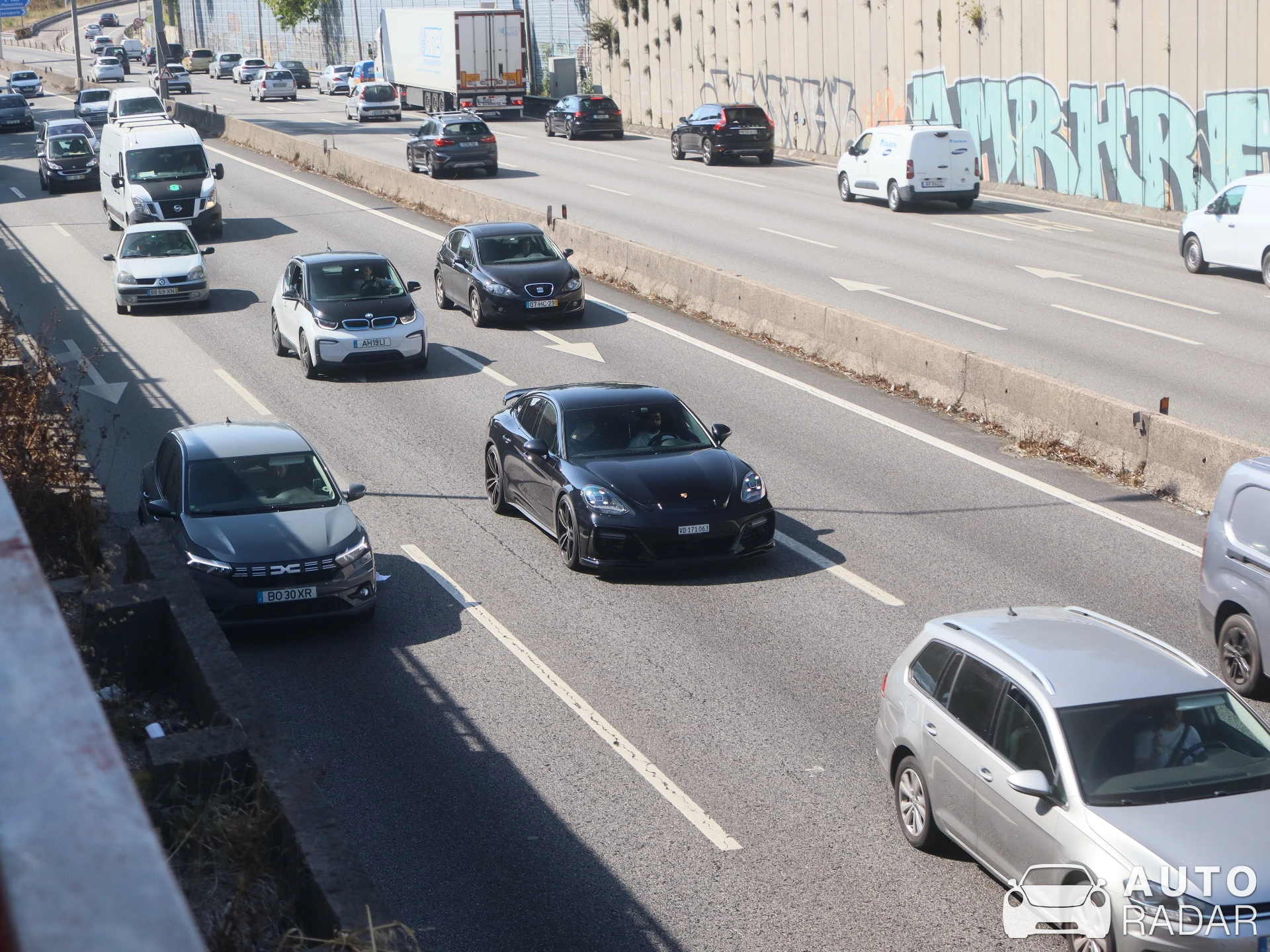 Porsche TechArt 971 Panamera Turbo MkI spotted in Porto