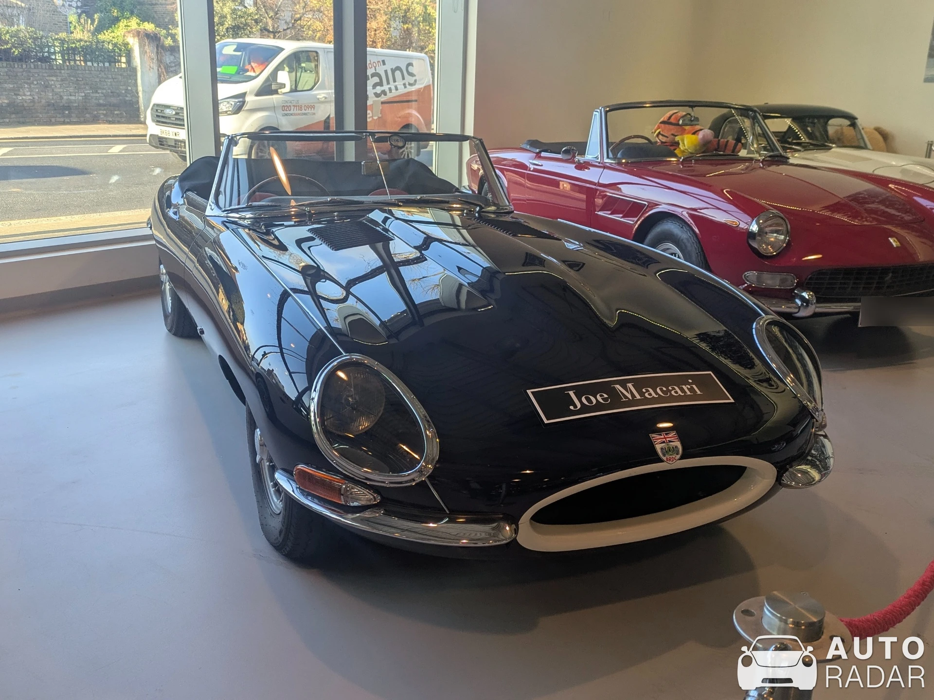 Jaguar E-Type spotted in London, United Kingdom
