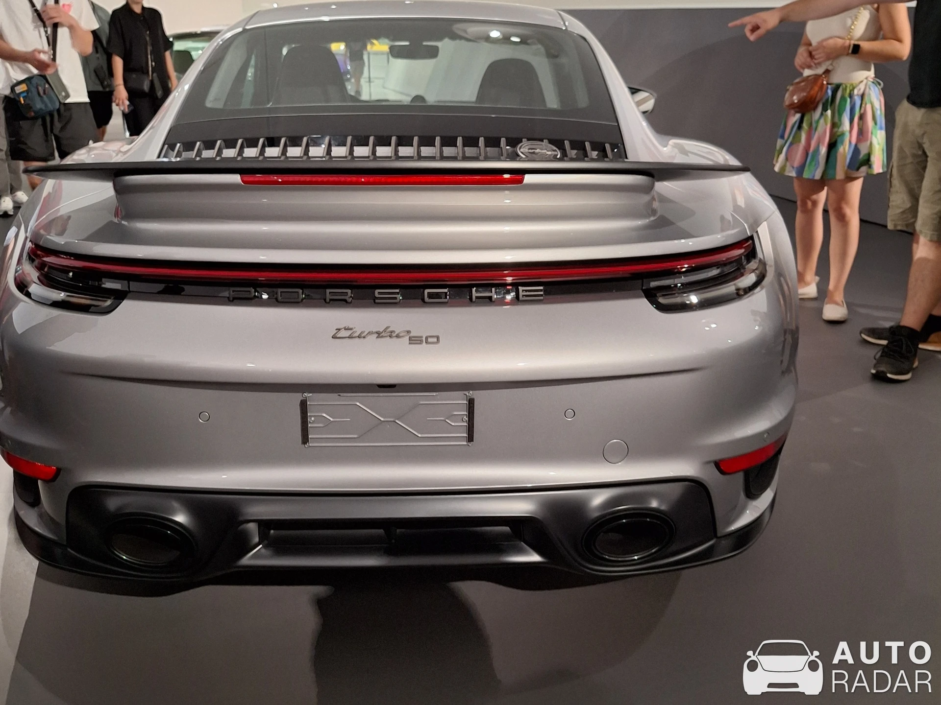 Porsche 992 Turbo S Duet x Embraer spotted in Stuttgart