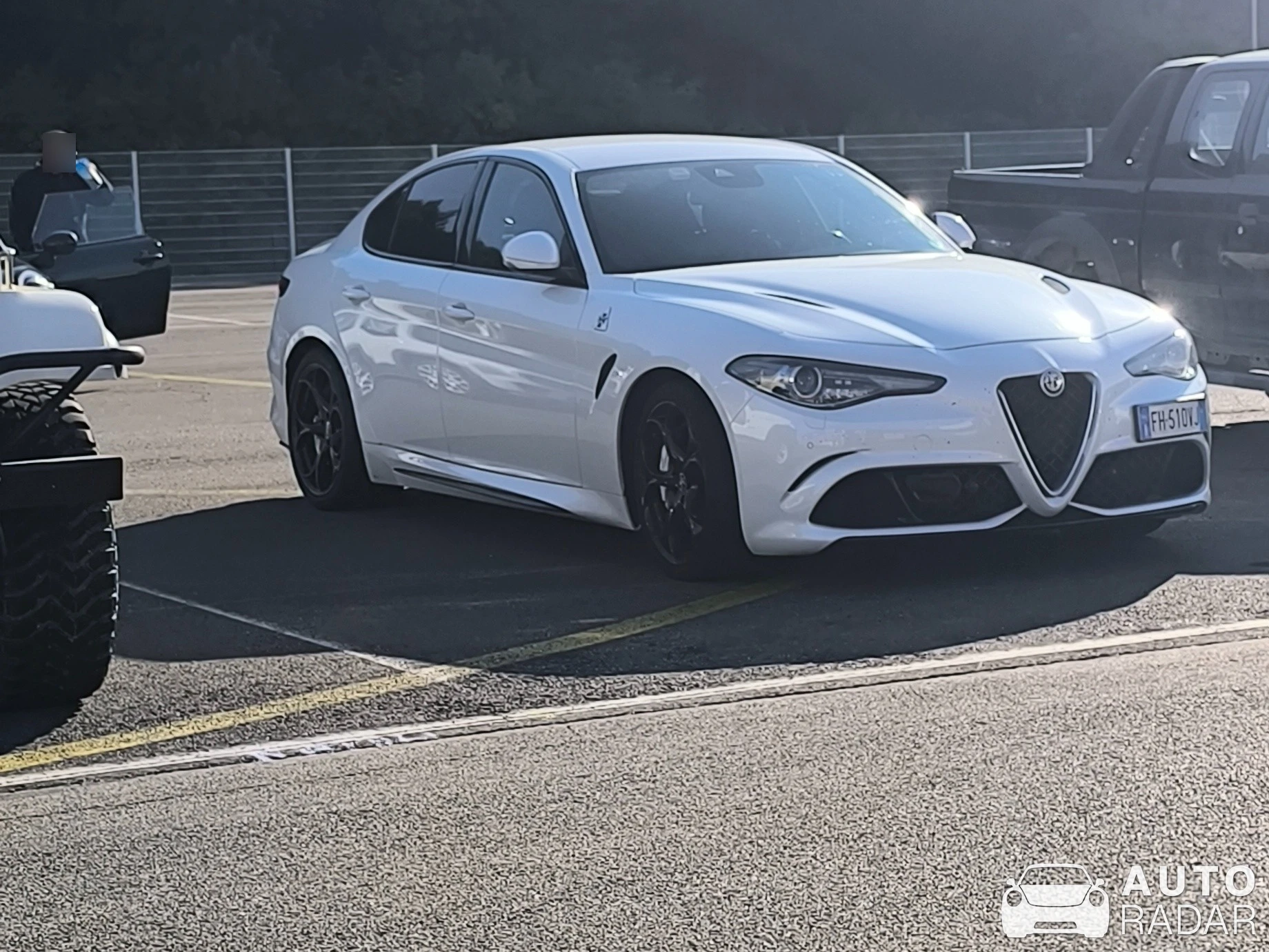 Alfa Romeo Giulia Quadrifoglio spotted in Rizzone