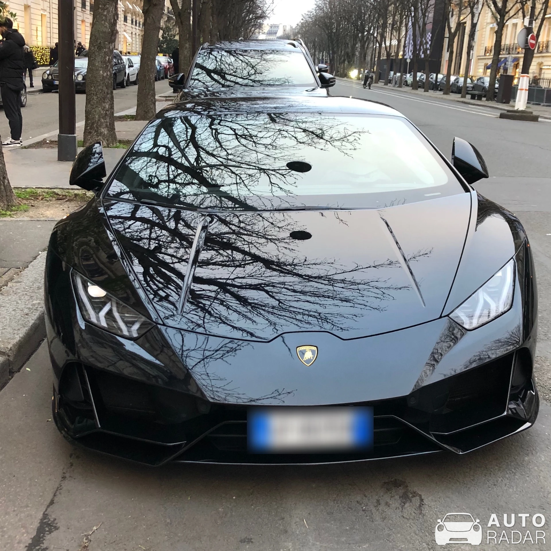 Lamborghini Huracán LP640-4 EVO spotted in Paris, France