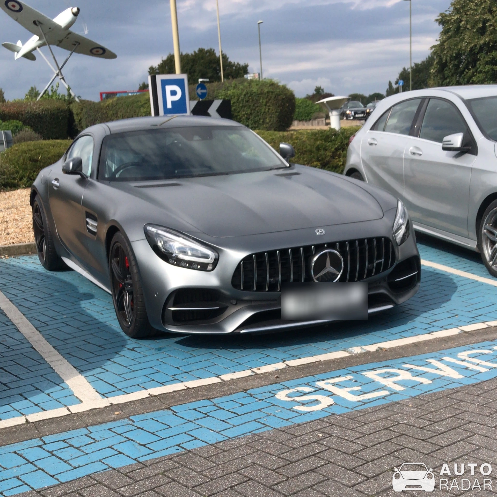 Mercedes-AMG GT C190 spotted in England, United Kingdom