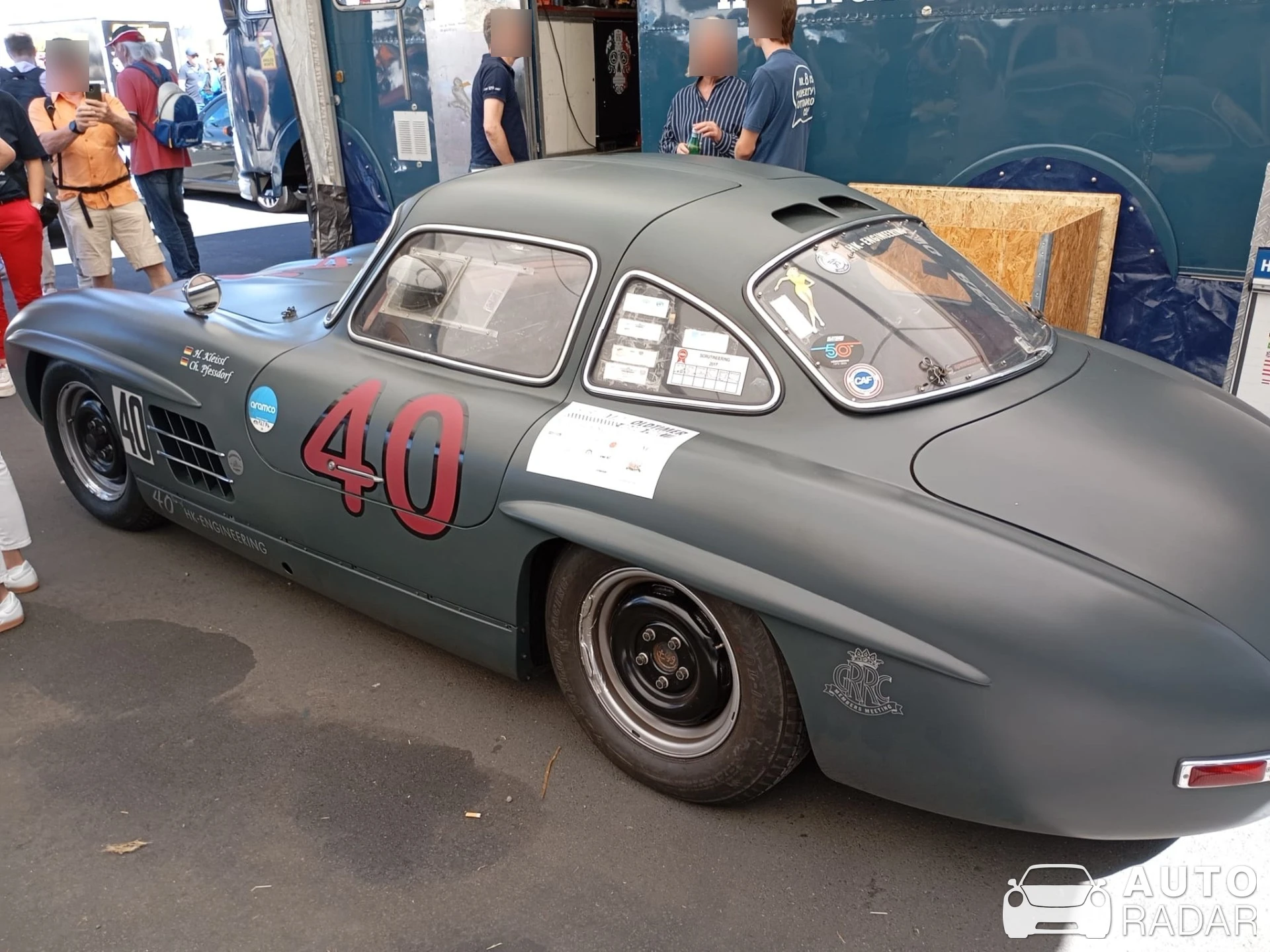 Mercedes-Benz 300SL Gullwing spotted in Nürburg, Germany