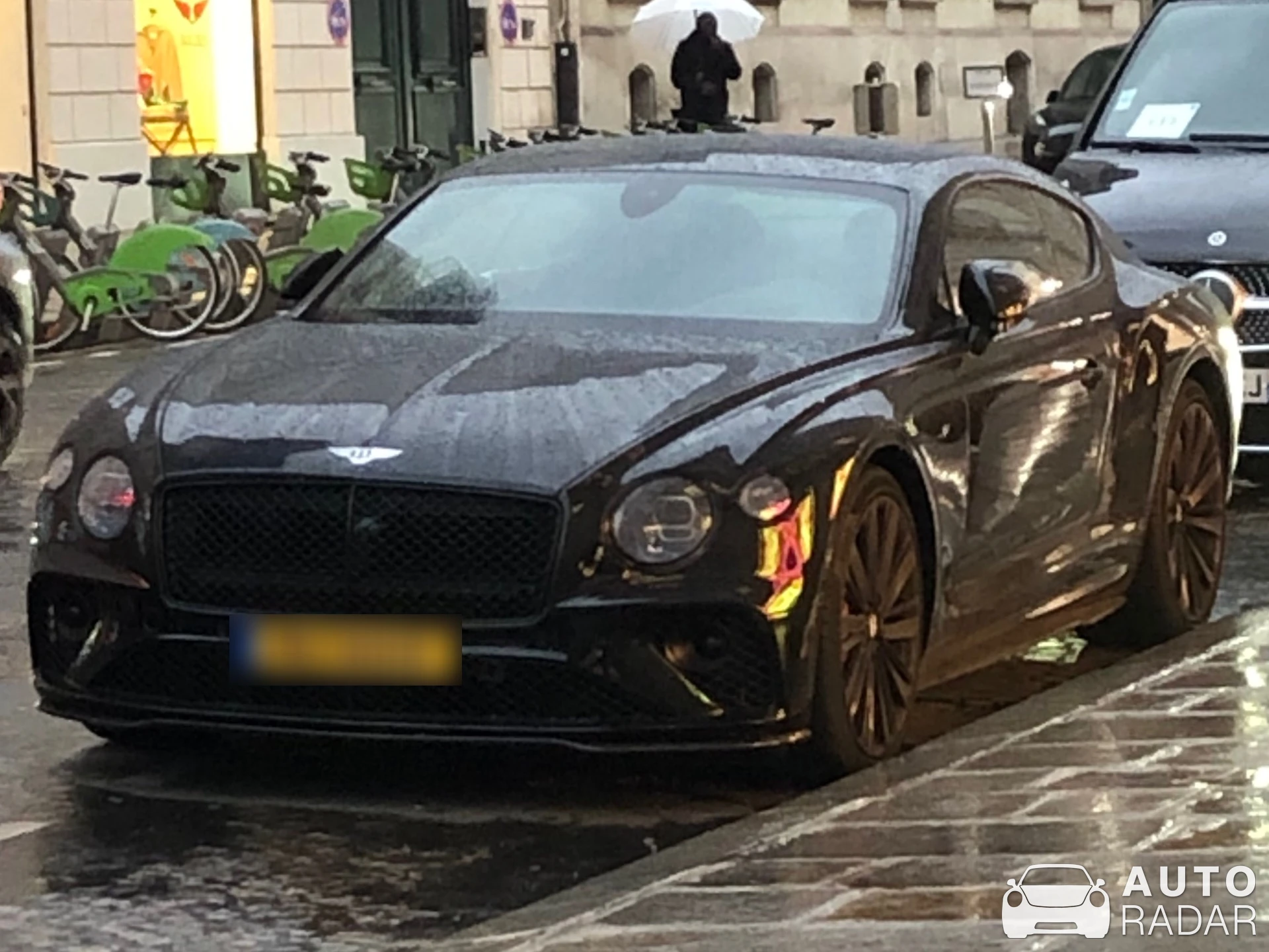 Bentley Continental GT spotted in Paris, France