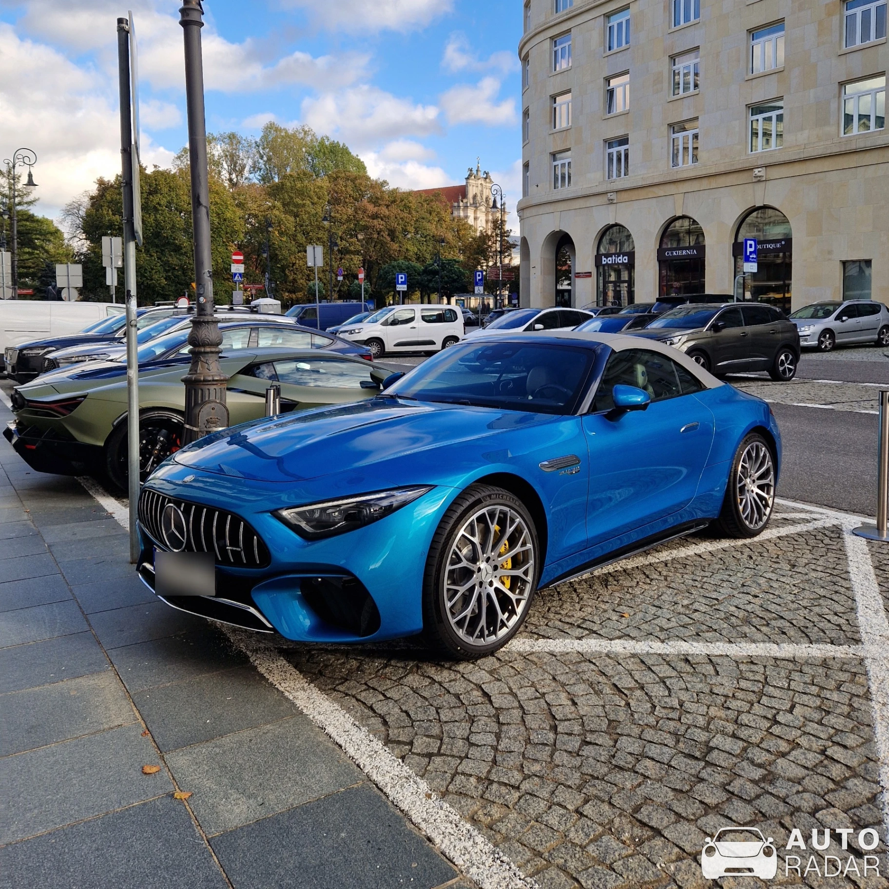 Mercedes-AMG SL 63 R232 spotted in Warszawa, Polska