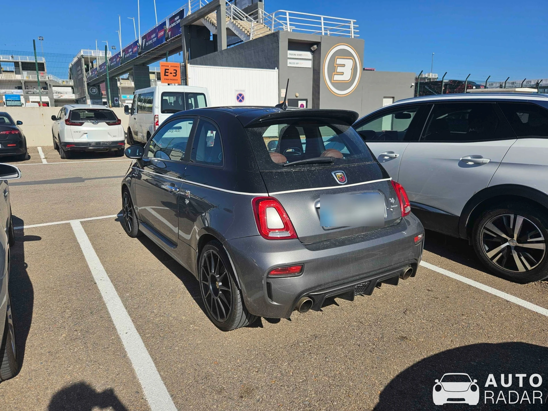 Abarth 595 Turismo spotted in Cheste, Spain