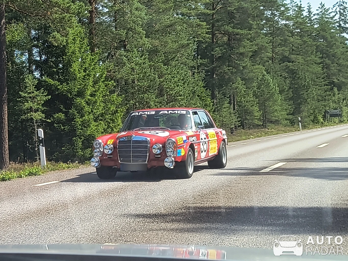 Mercedes-Benz 300 SEL 6.8 Die Rote Sau spotted in Lenhovda