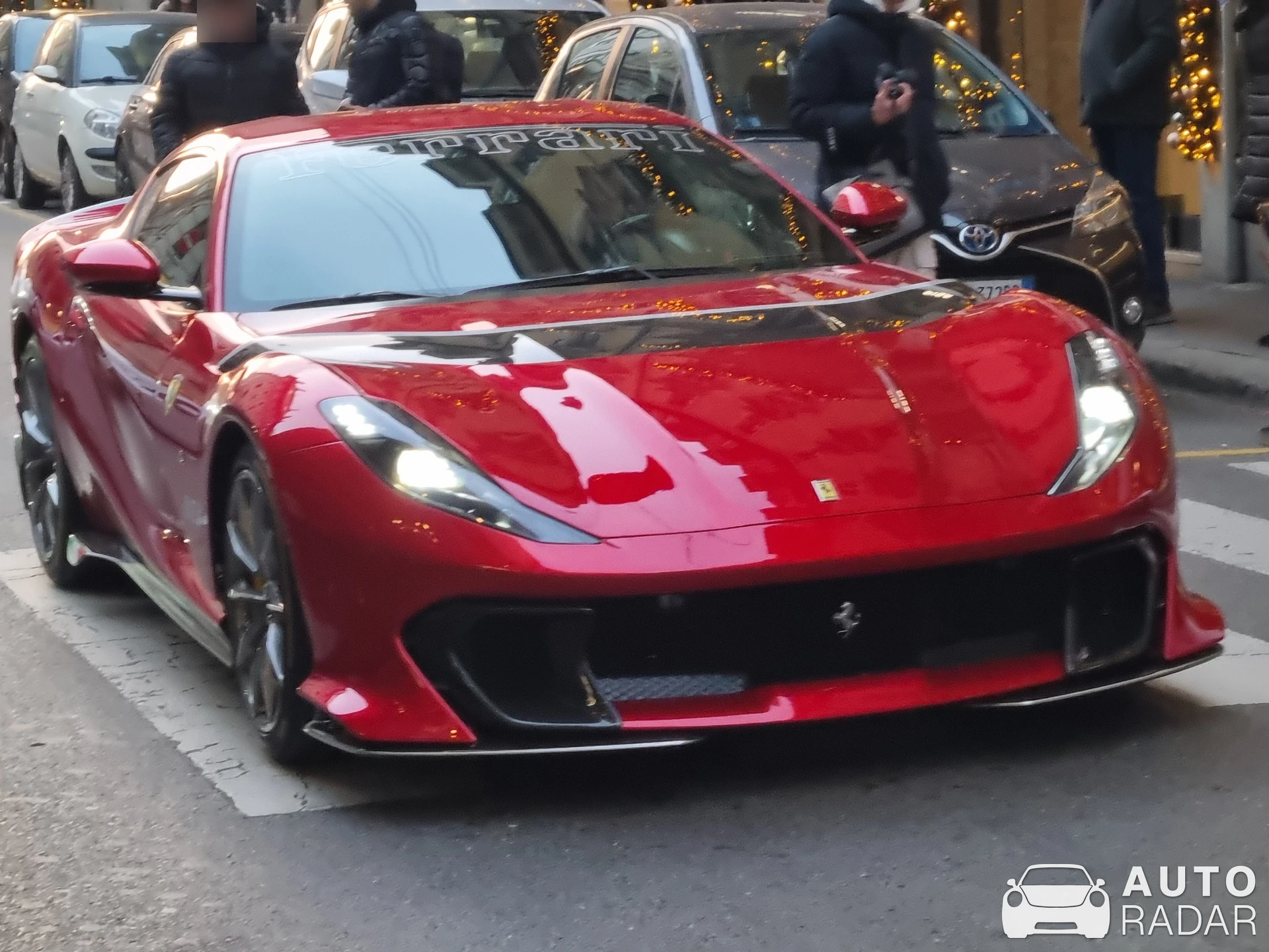 Ferrari 812 Competizione spotted in Milano, Italia