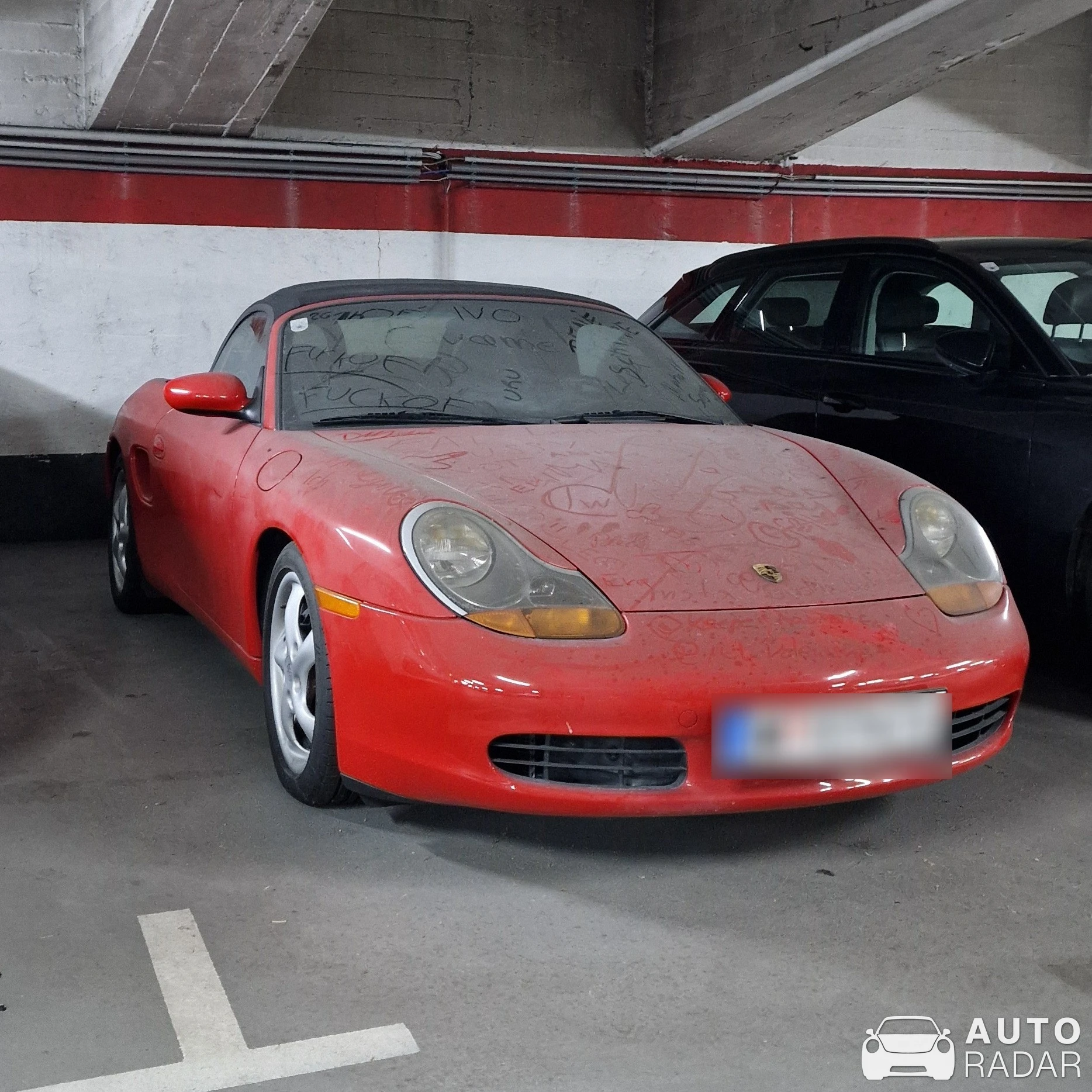 Porsche 986 Boxster spotted in Wien, Austria