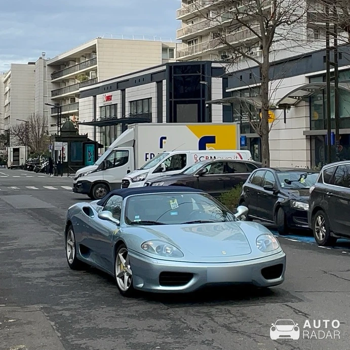 Ferrari 360 Spider spotted in Levallois-Perret, France