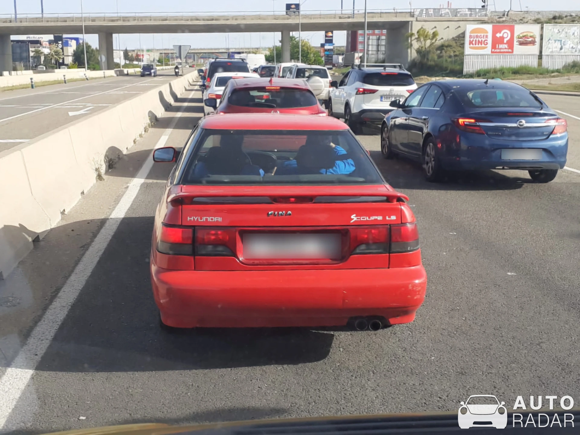 Hyundai Scoupe spotted in Zaragoza