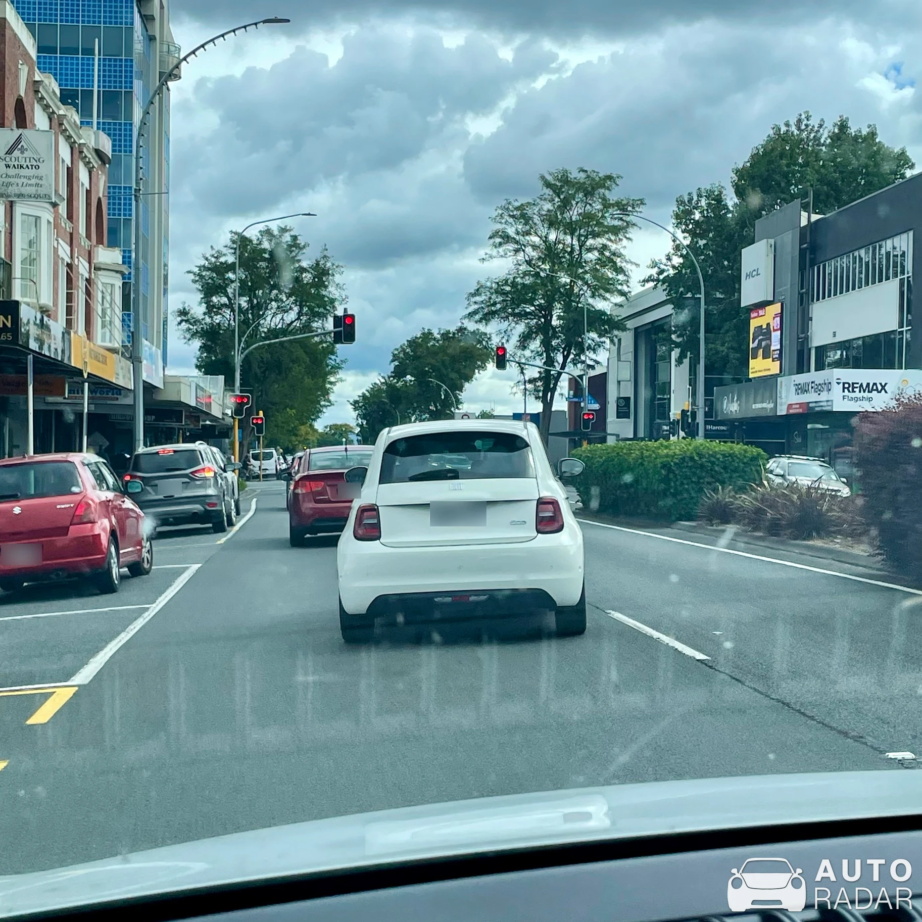 Fiat 500e spotted