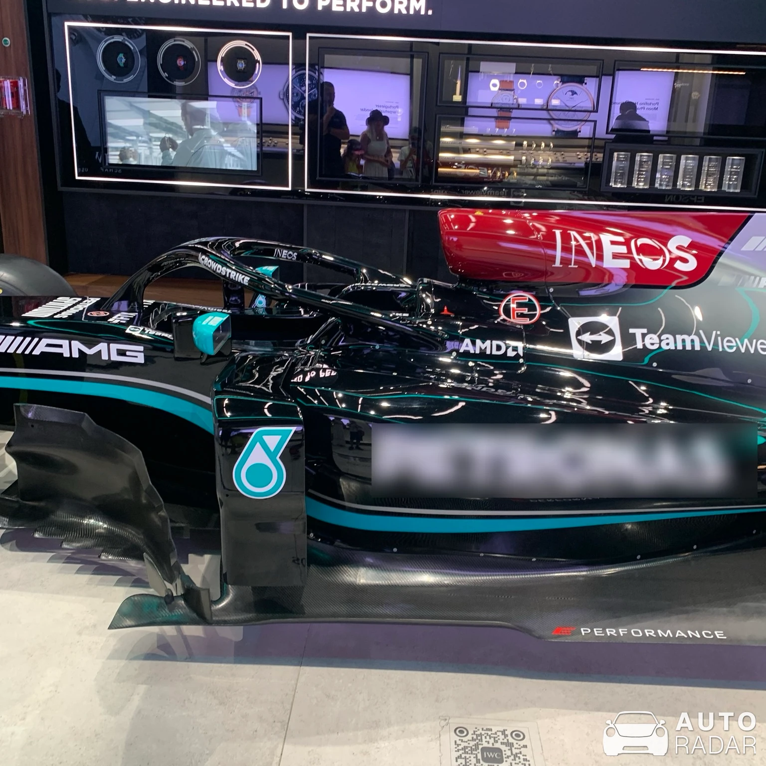 Mercedes-AMG F1 W12 EQ Power+ spotted in Dubai