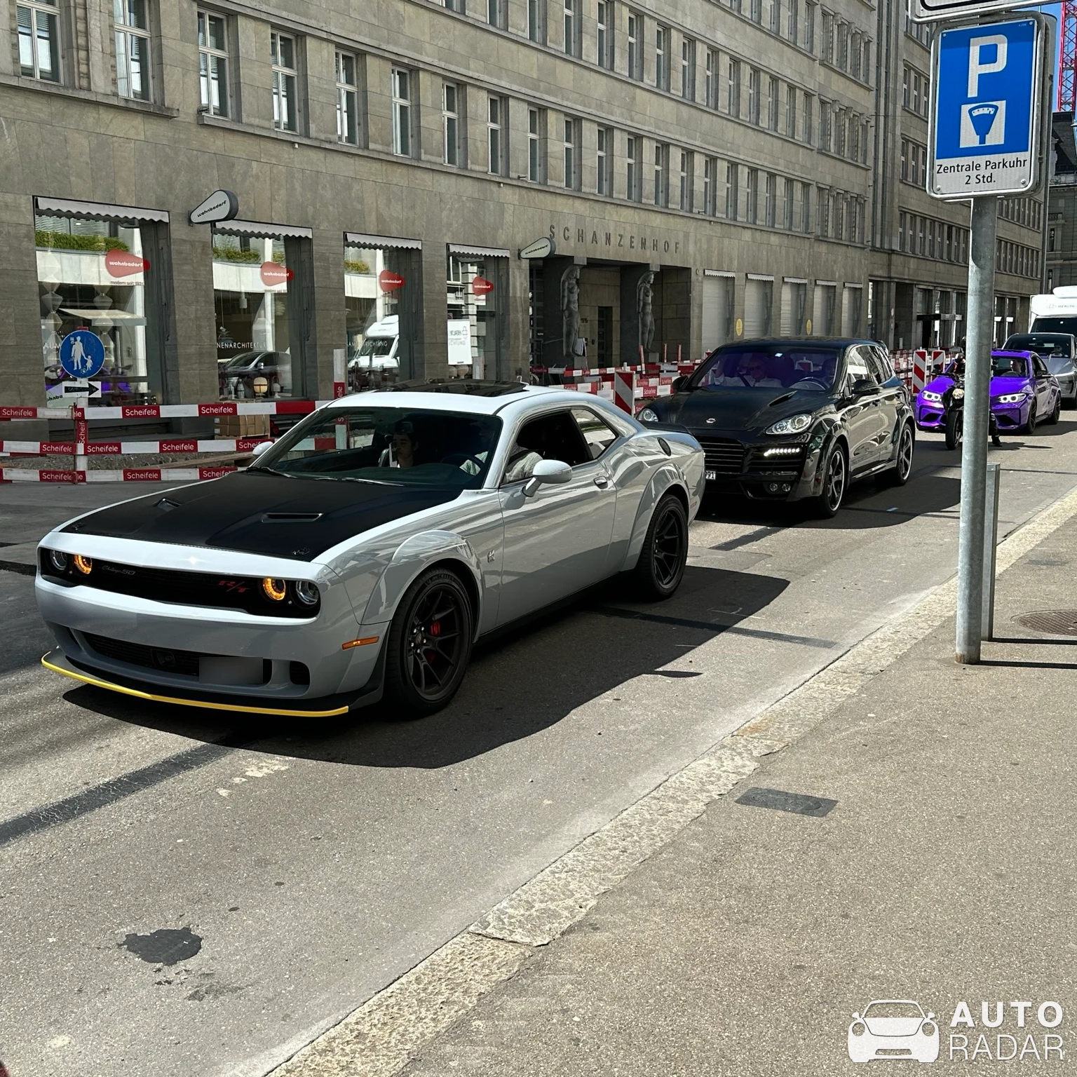 Dodge Challenger R/T Scat Pack Widebody 50th Anniversary spotted in Zürich