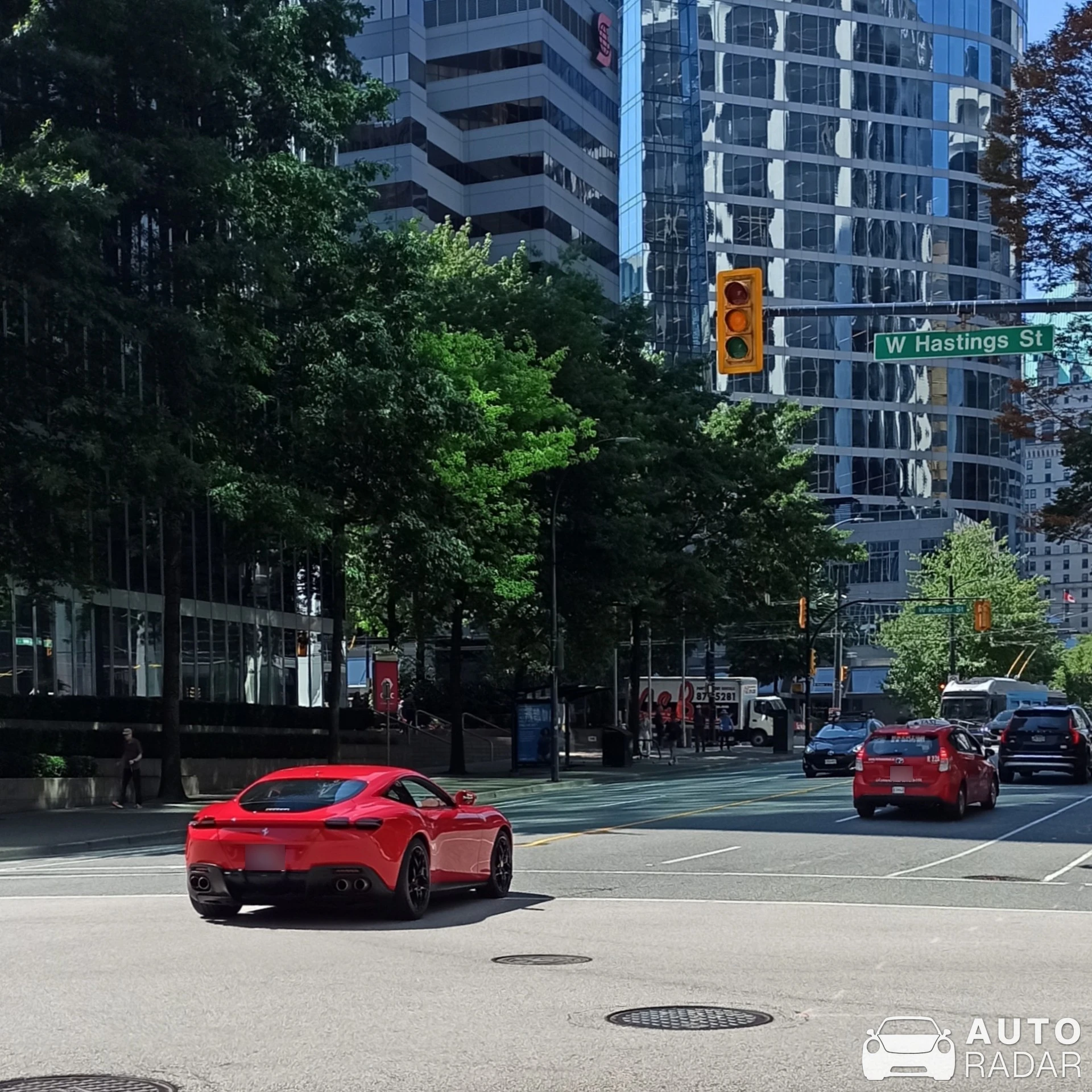 Ferrari Roma spotted in Vancouver, Canada