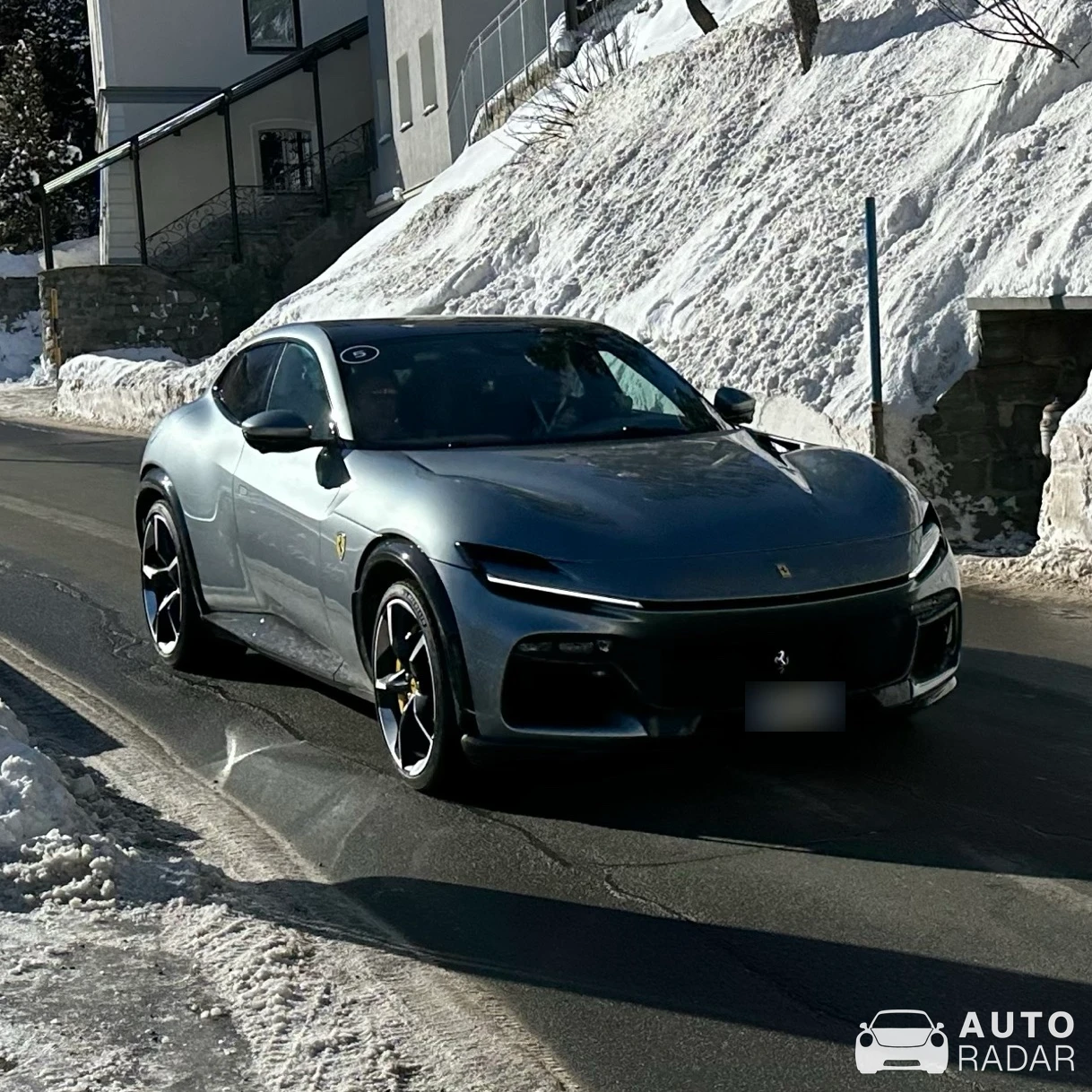 Ferrari Purosangue spotted in Sankt Moritz, Schweiz