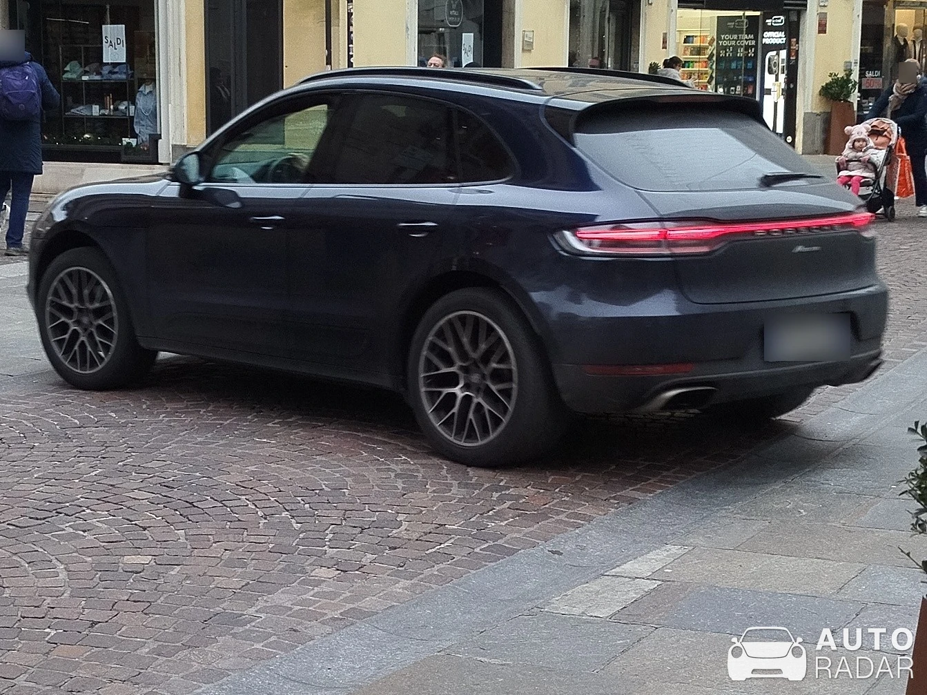 Porsche Macan spotted in Parma, Italy
