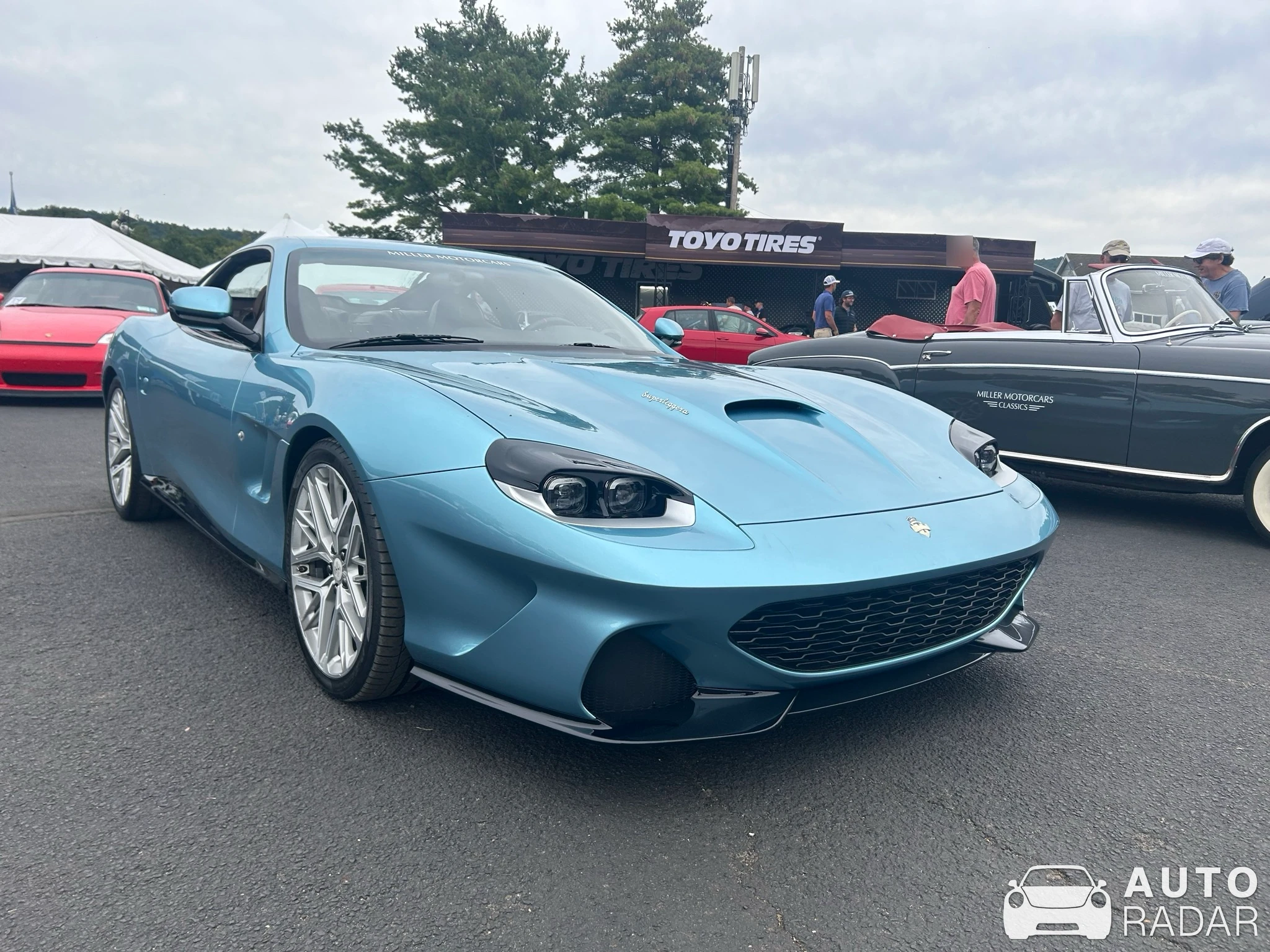 Touring Superleggera Veloce12 spotted in Salisbury