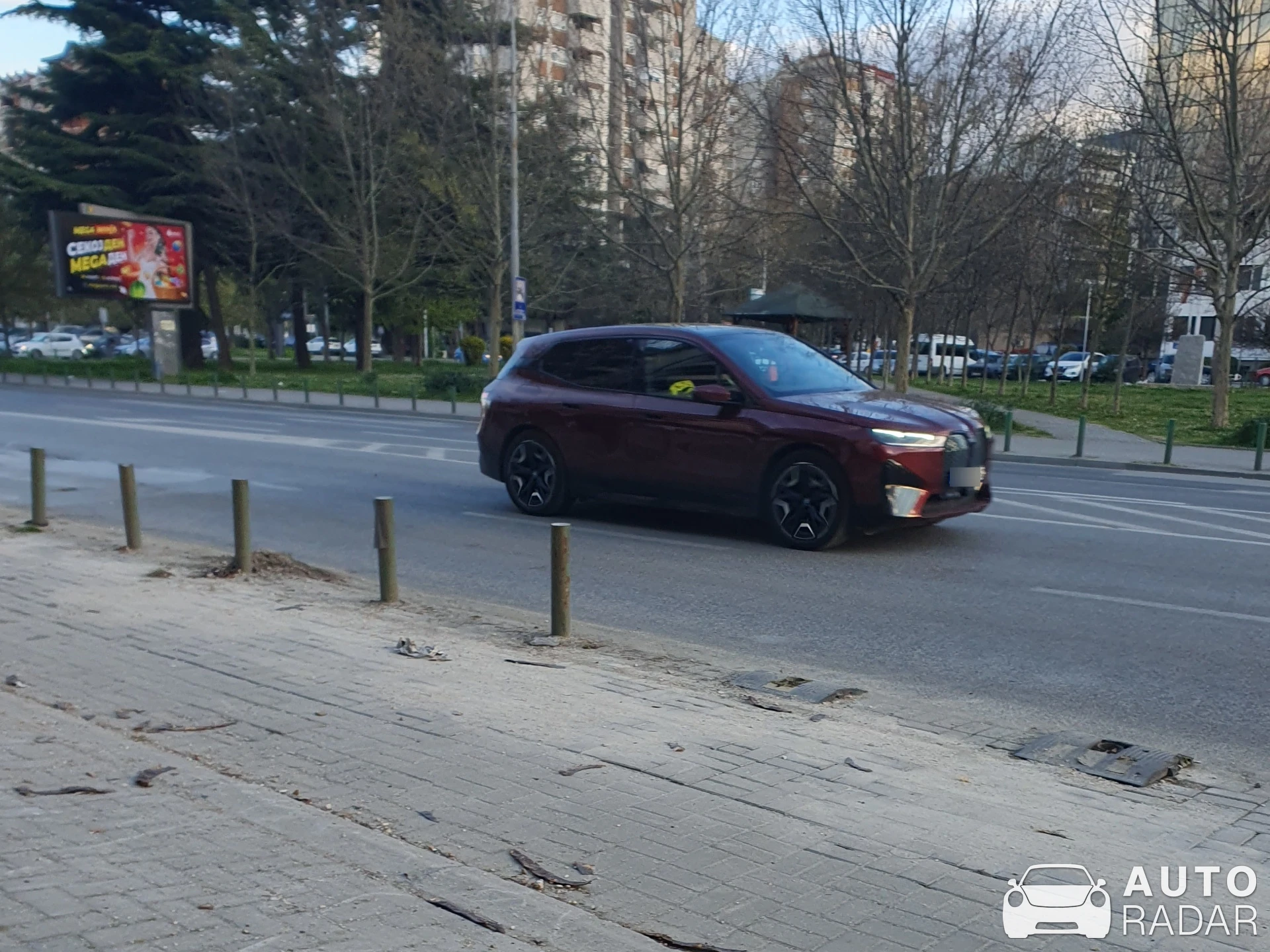 BMW iX i20 spotted in Skopje