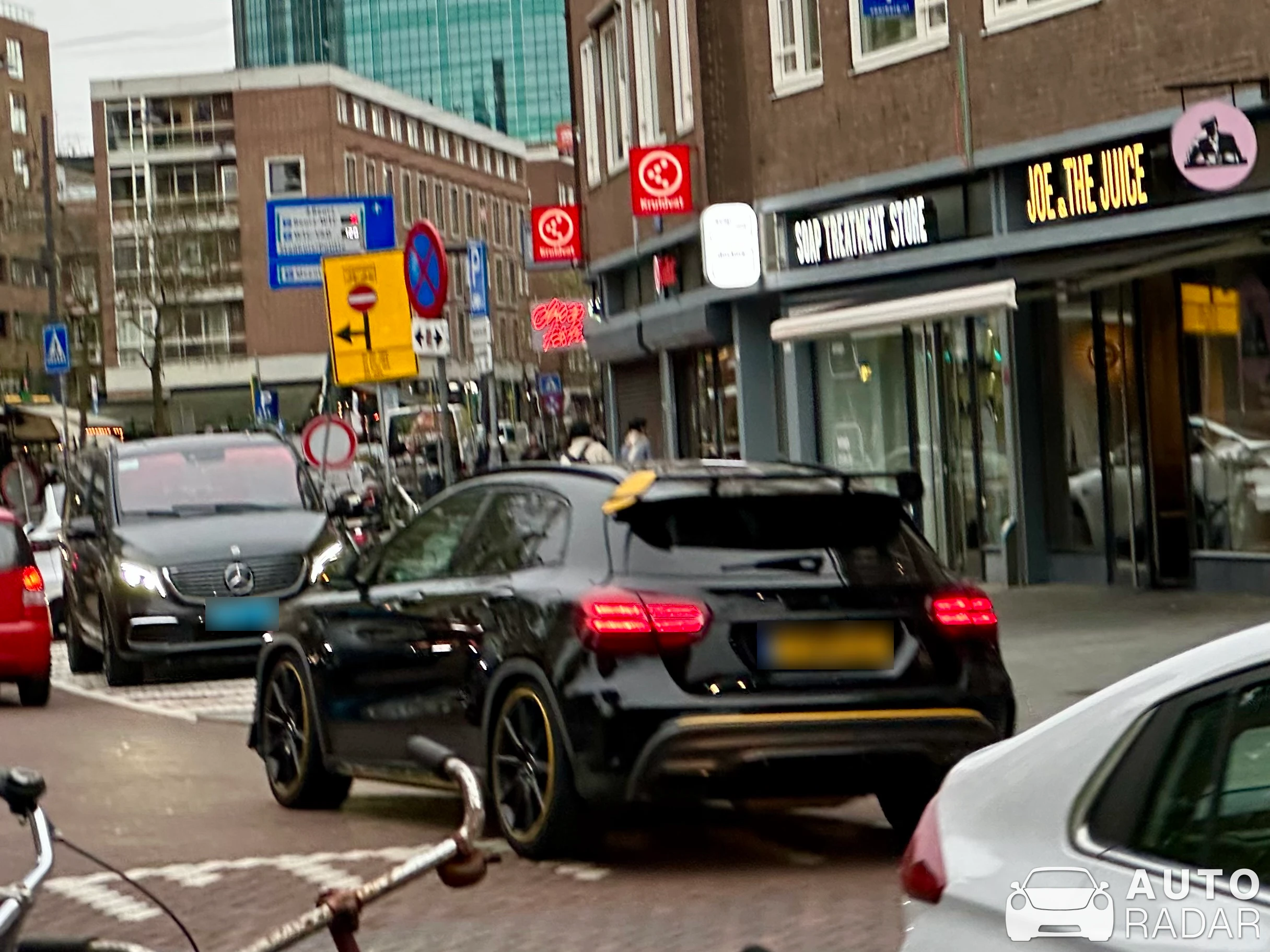 Mercedes-AMG GLA 45 X156 Yellow Night Edition spotted in Rotterdam