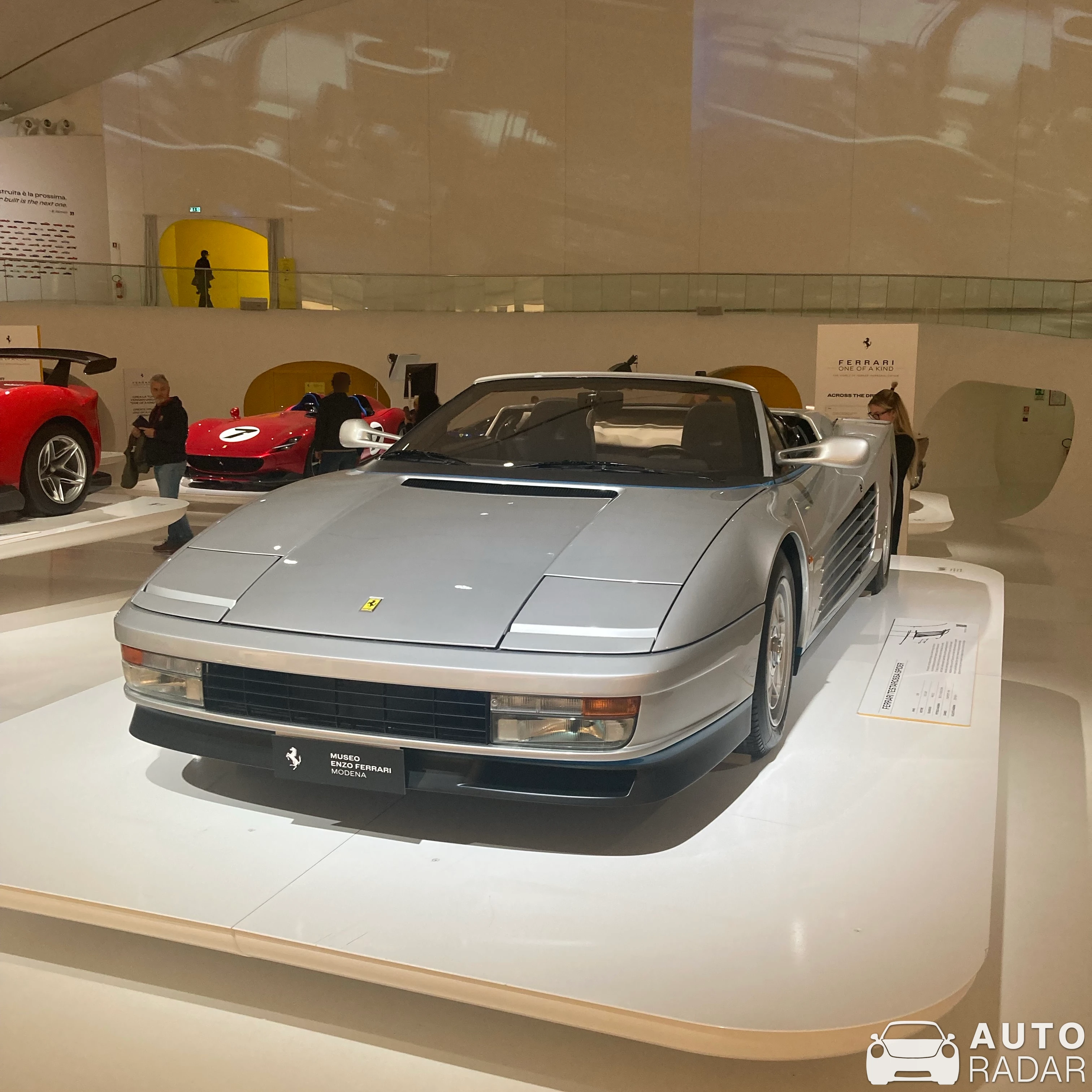 Ferrari Testarossa Spider spotted in Modena