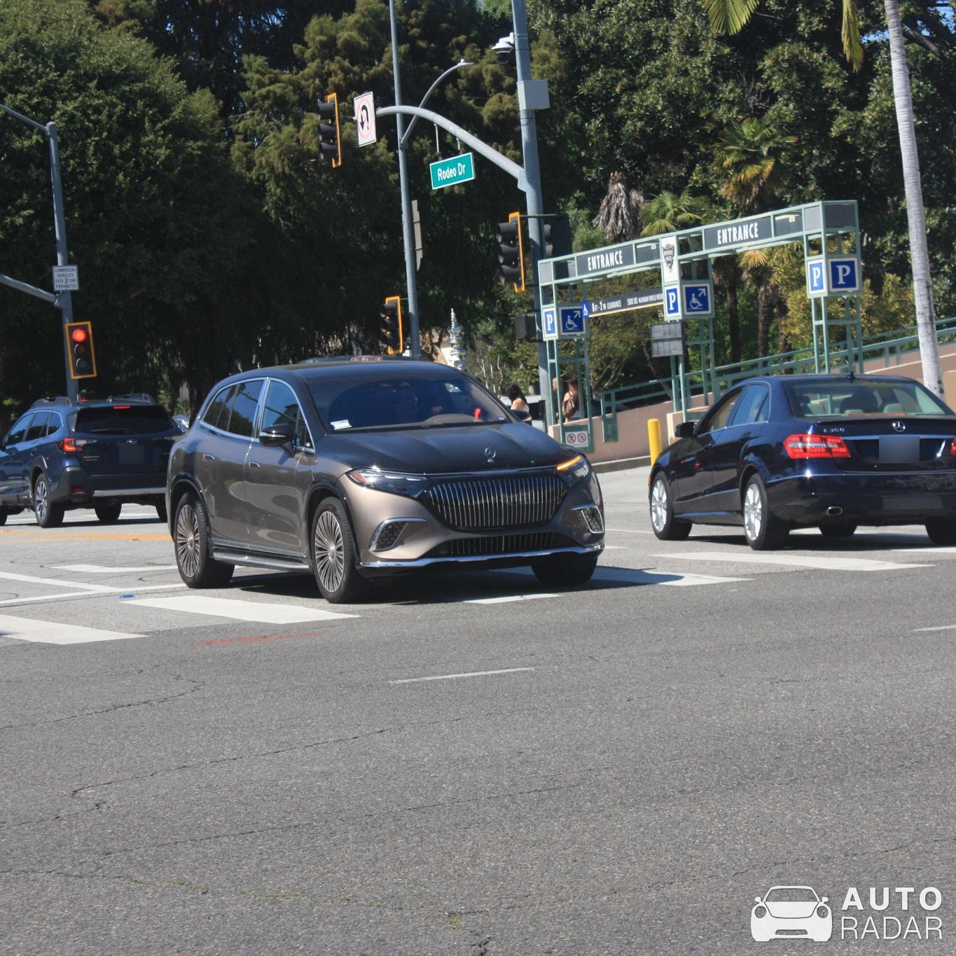 Mercedes-Maybach EQS spotted in Culver City