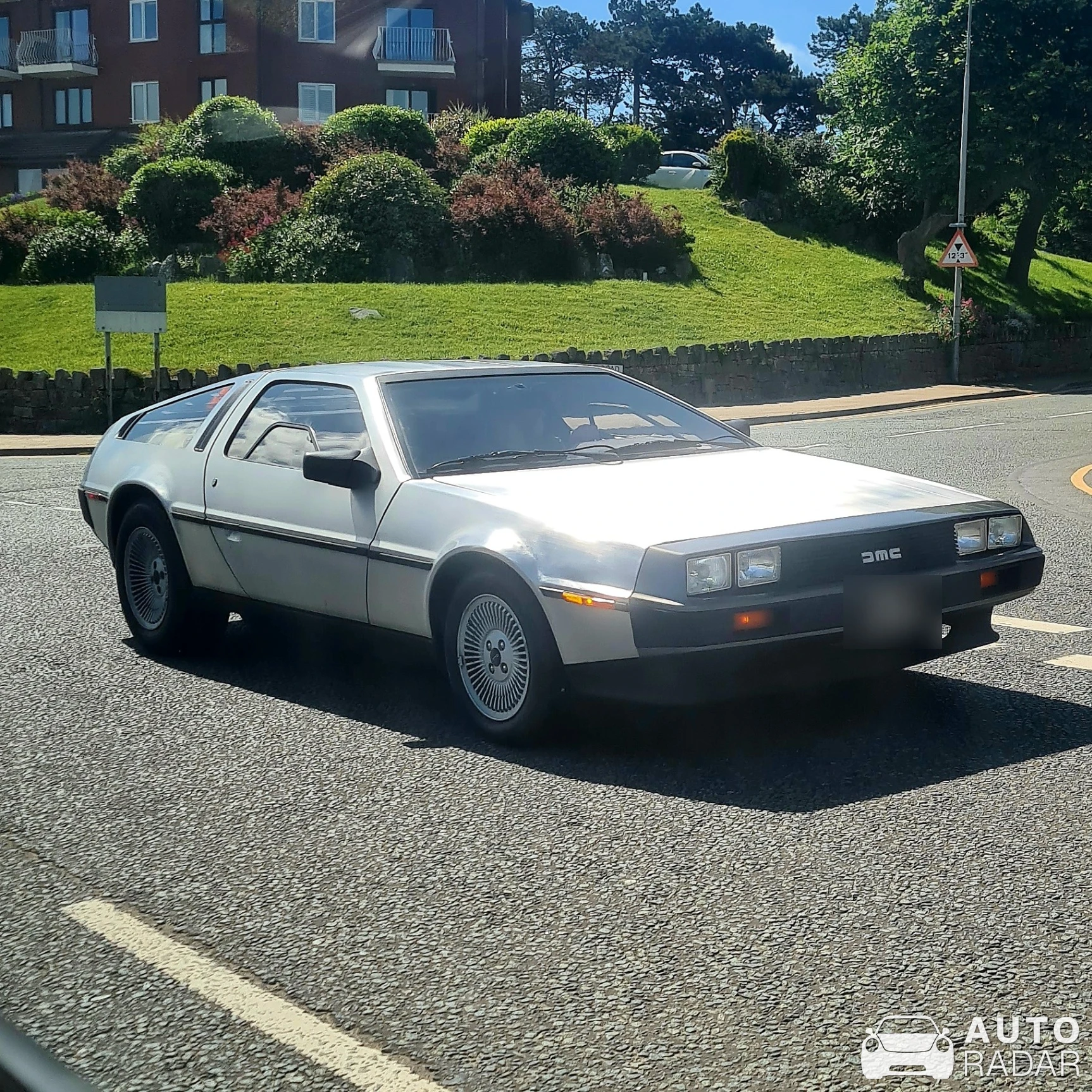 DeLorean DMC-12 spotted in Rhos on Sea, United Kingdom