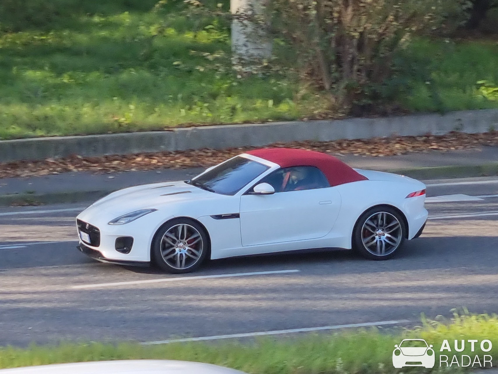 Jaguar F-Type R75 Convertible spotted in Milano, Italia