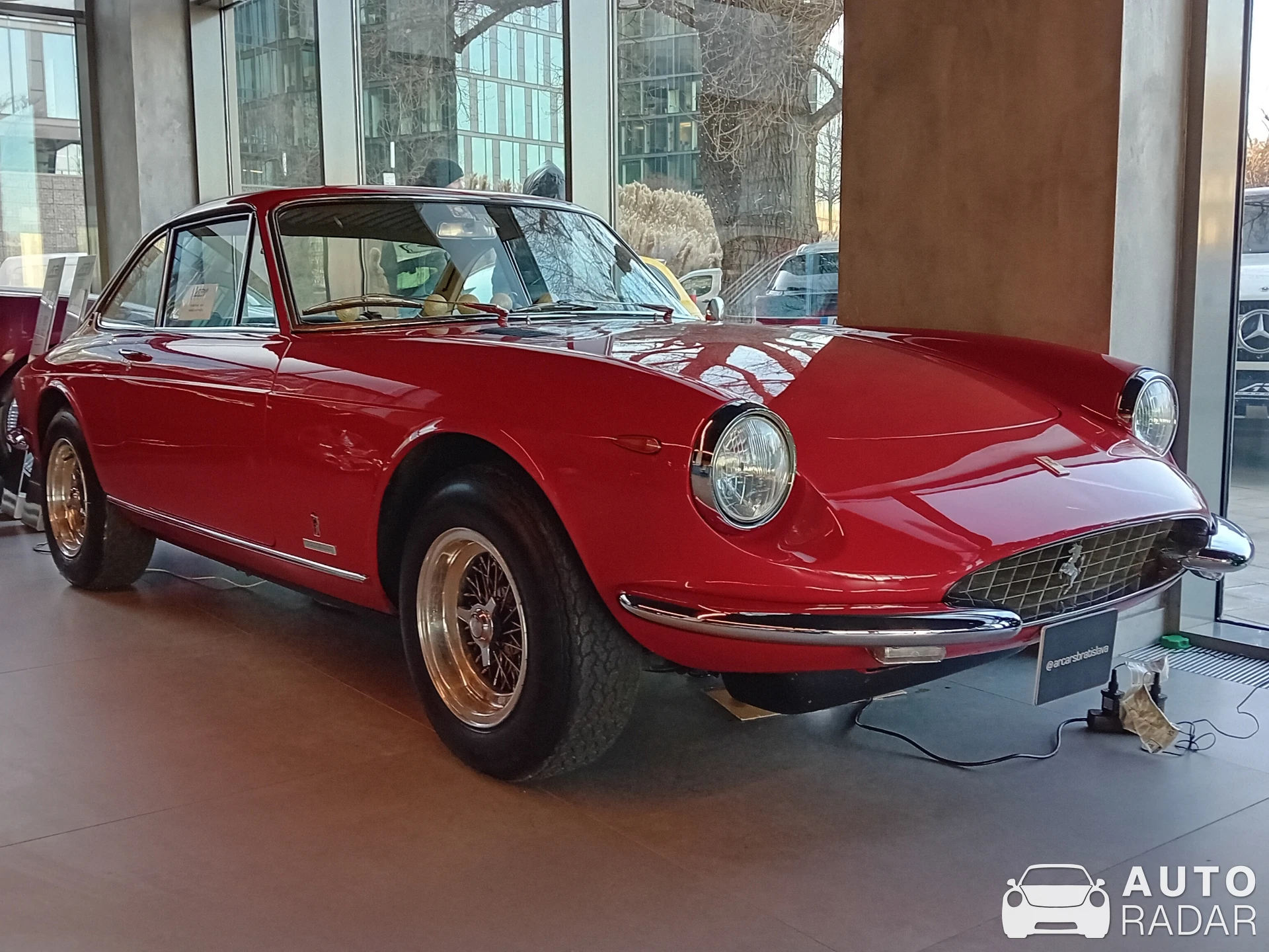 Ferrari 365 GTC spotted in Bratislava, Slovakia