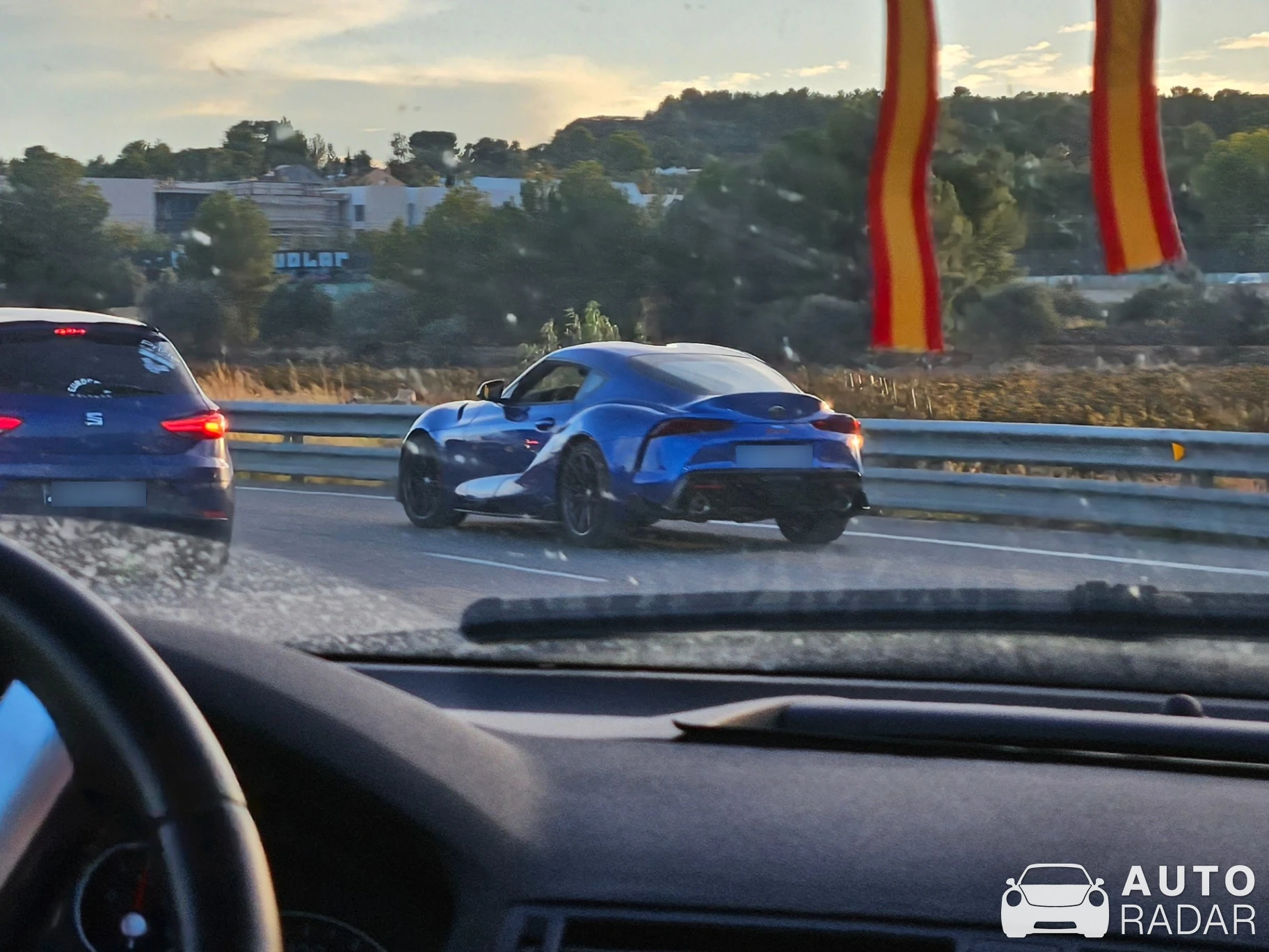 Toyota GR Supra A90 spotted in Cheste, Spain