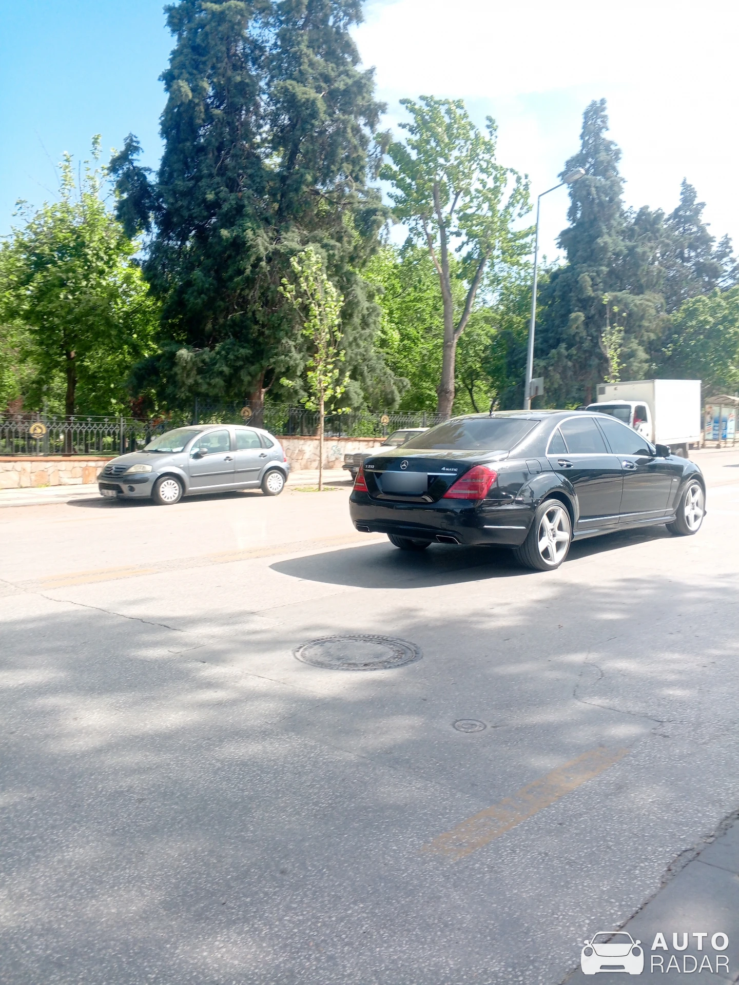 Mercedes-Benz S-Klasse W221 spotted in Pamukkale