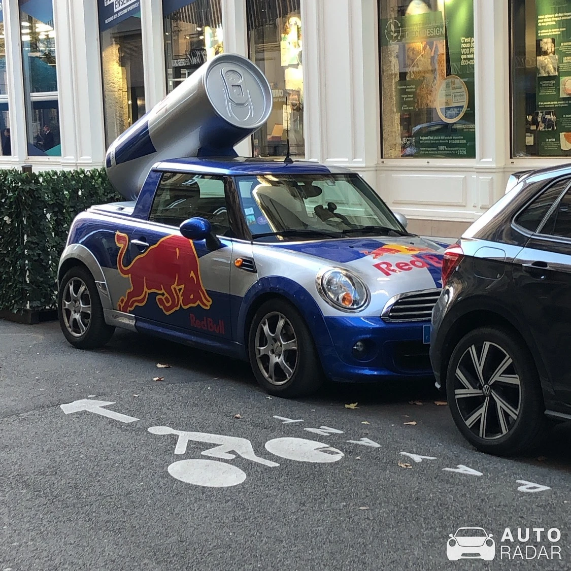 Mini Cooper Red Bull spotted in Lyon, France