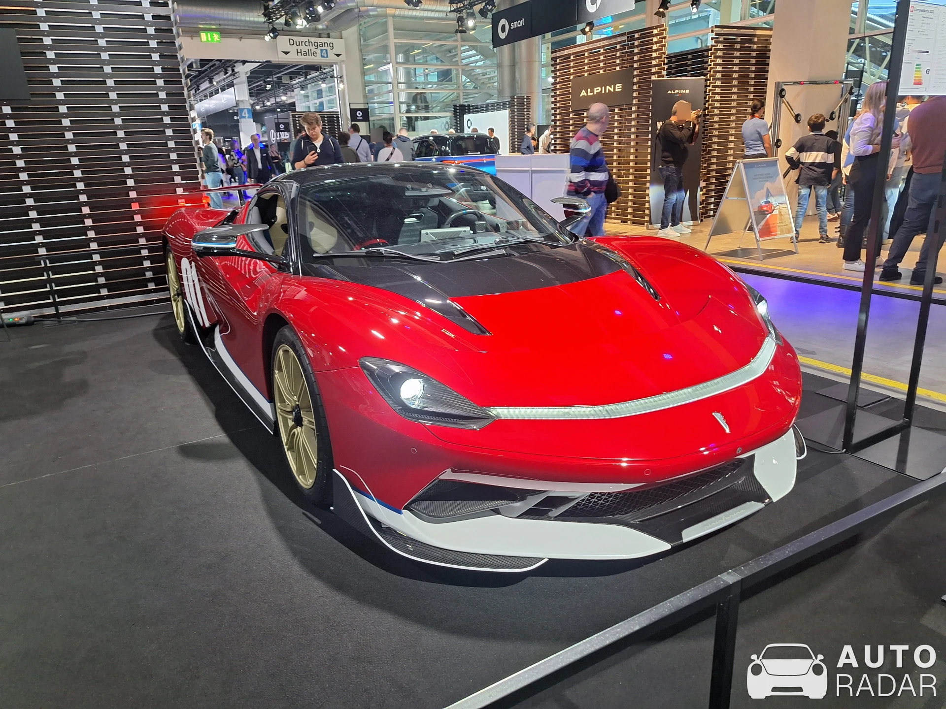 Pininfarina Battista Edizione Nino Farina spotted in Zürich