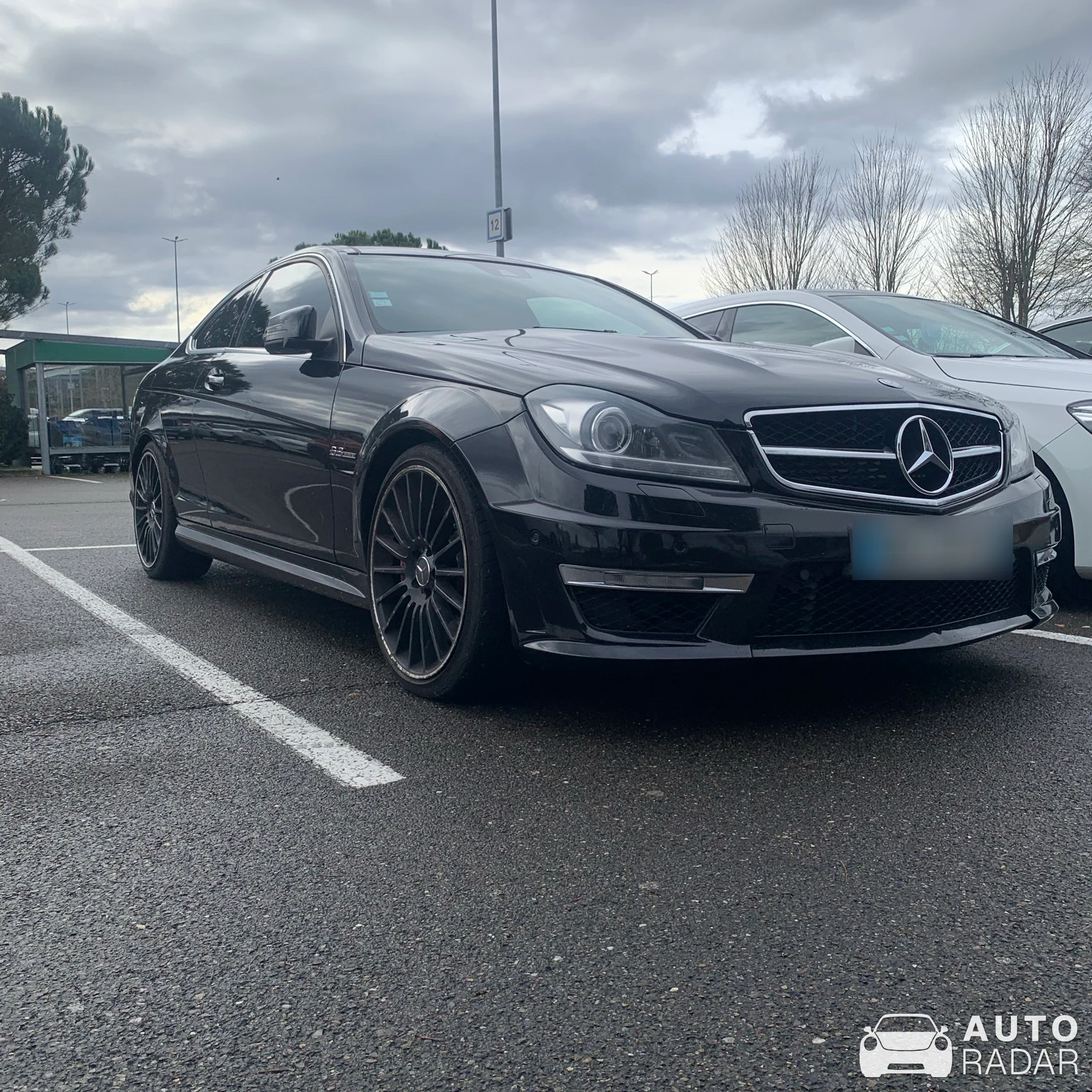 Mercedes-AMG C 63 Coupé W204 spotted in Saint-Pierre-du-Mont, Franţa