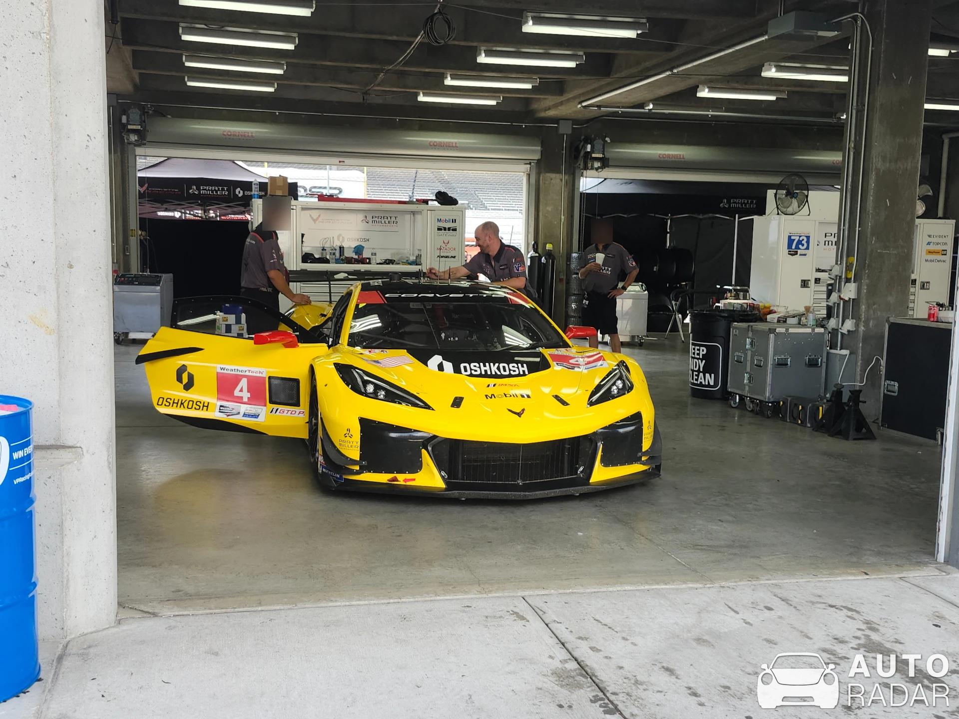 Chevrolet Corvette C8.R spotted in Indianapolis