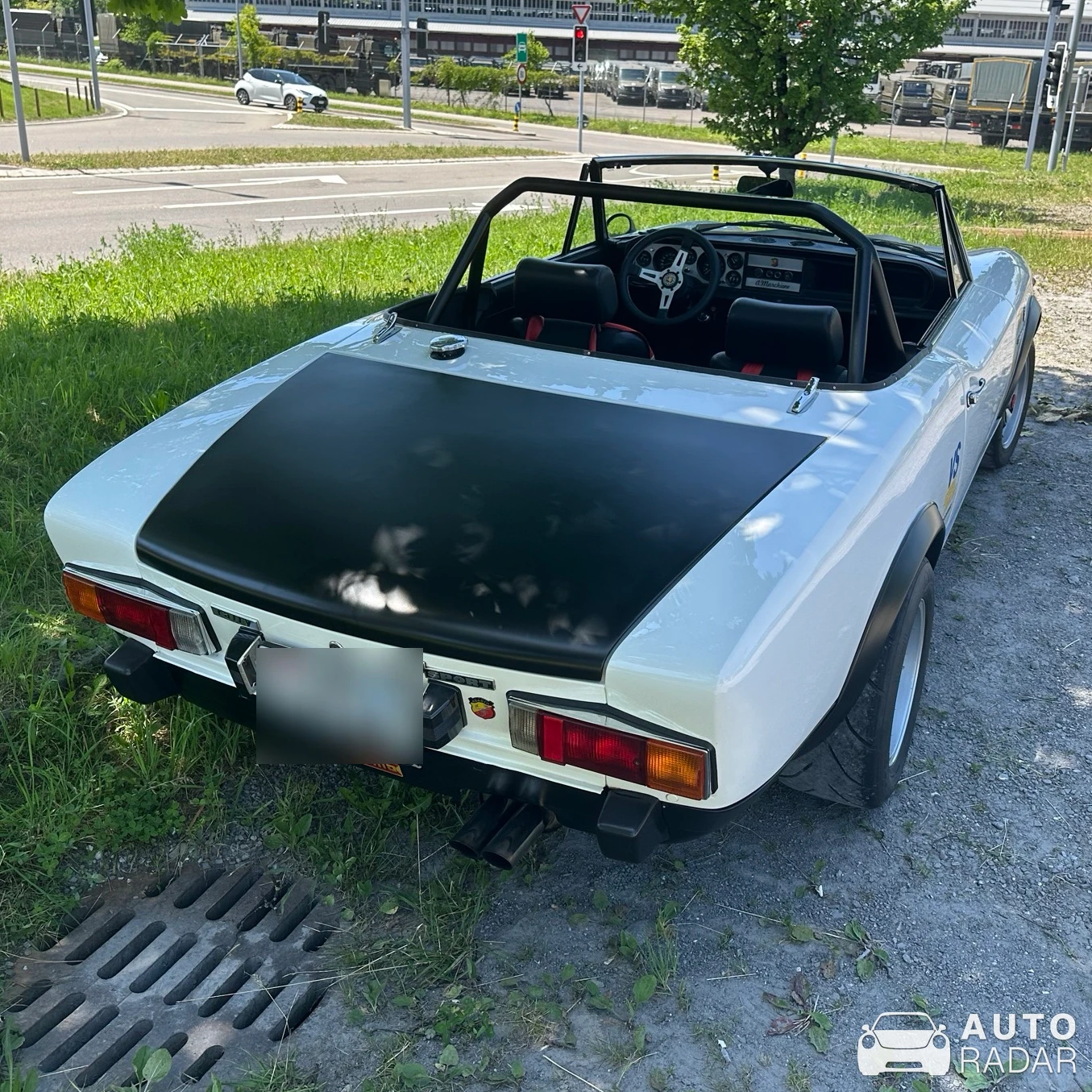 Abarth 124 Rally Stradale spotted in Hinwil