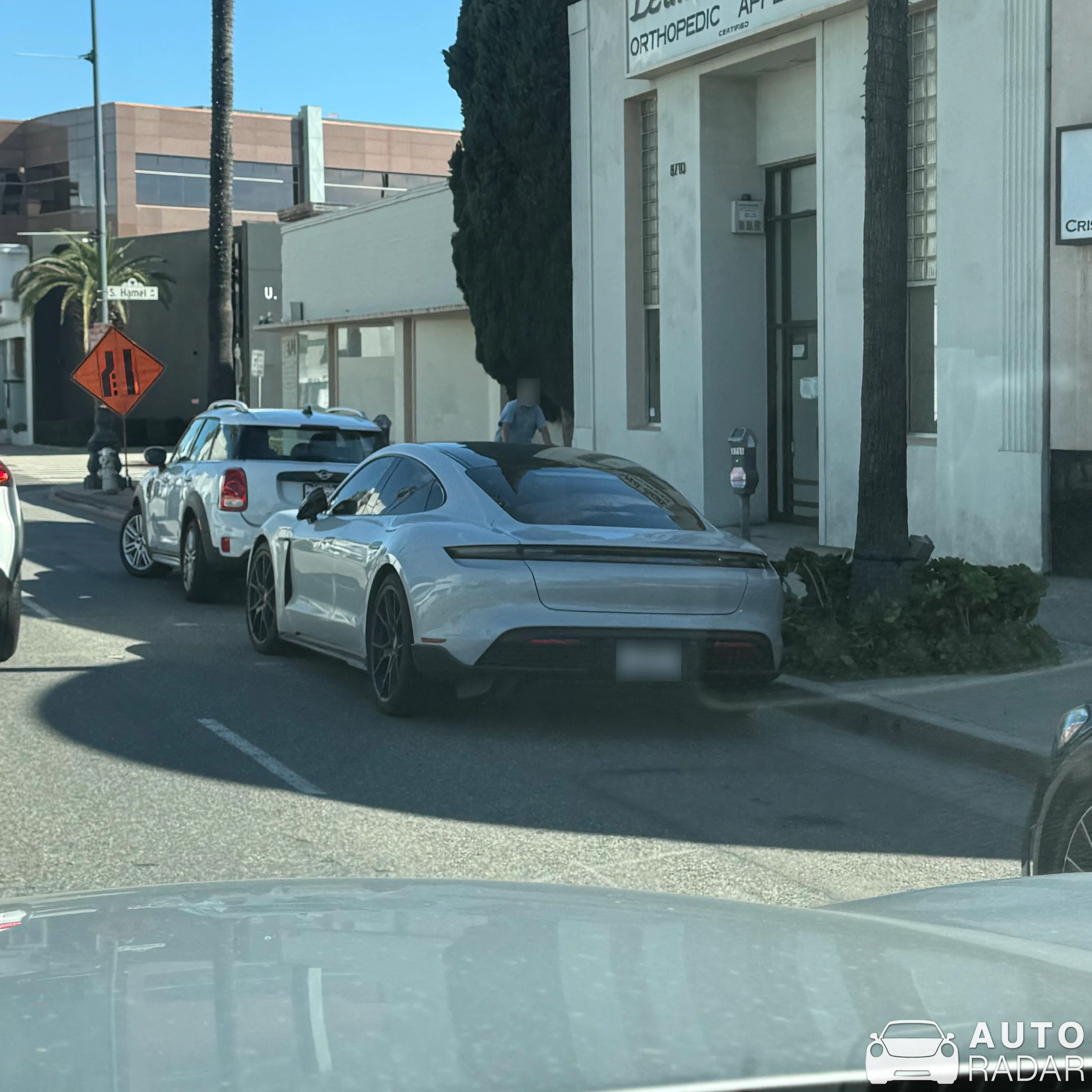 Porsche Taycan Turbo GT spotted in Los Angeles