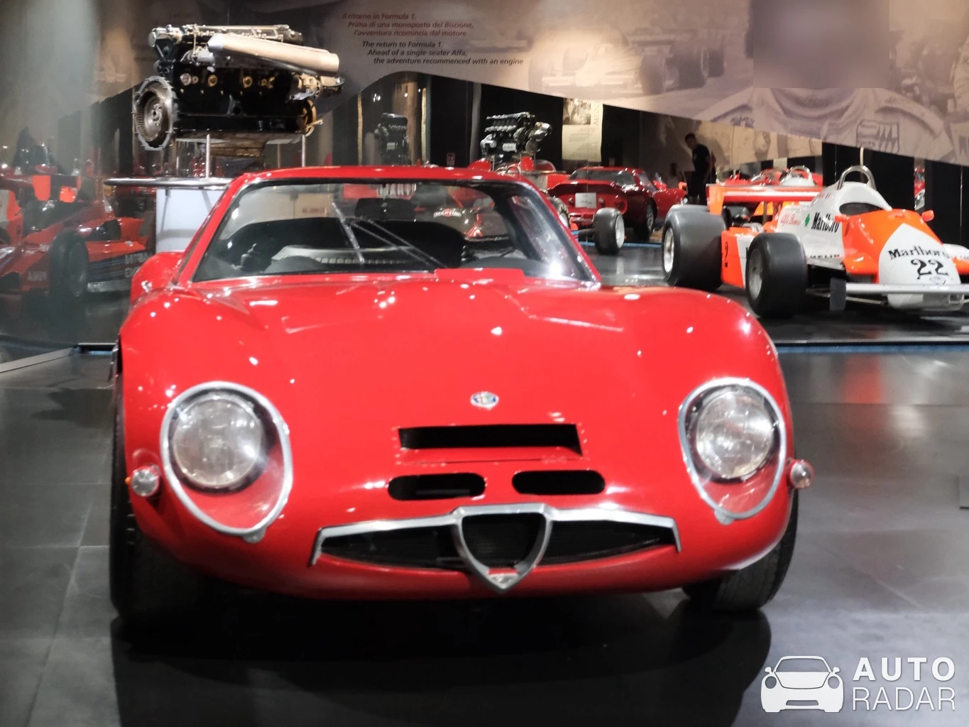 Alfa Romeo TZ1 spotted in Rho