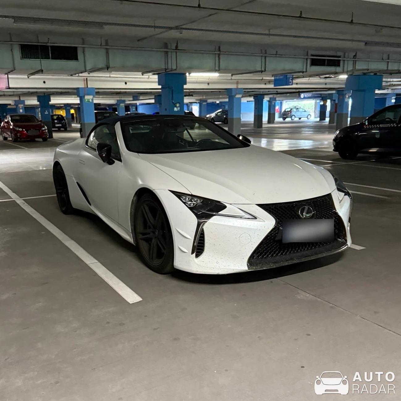 Lexus LC 500 Convertible spotted in Poznań, Polska
