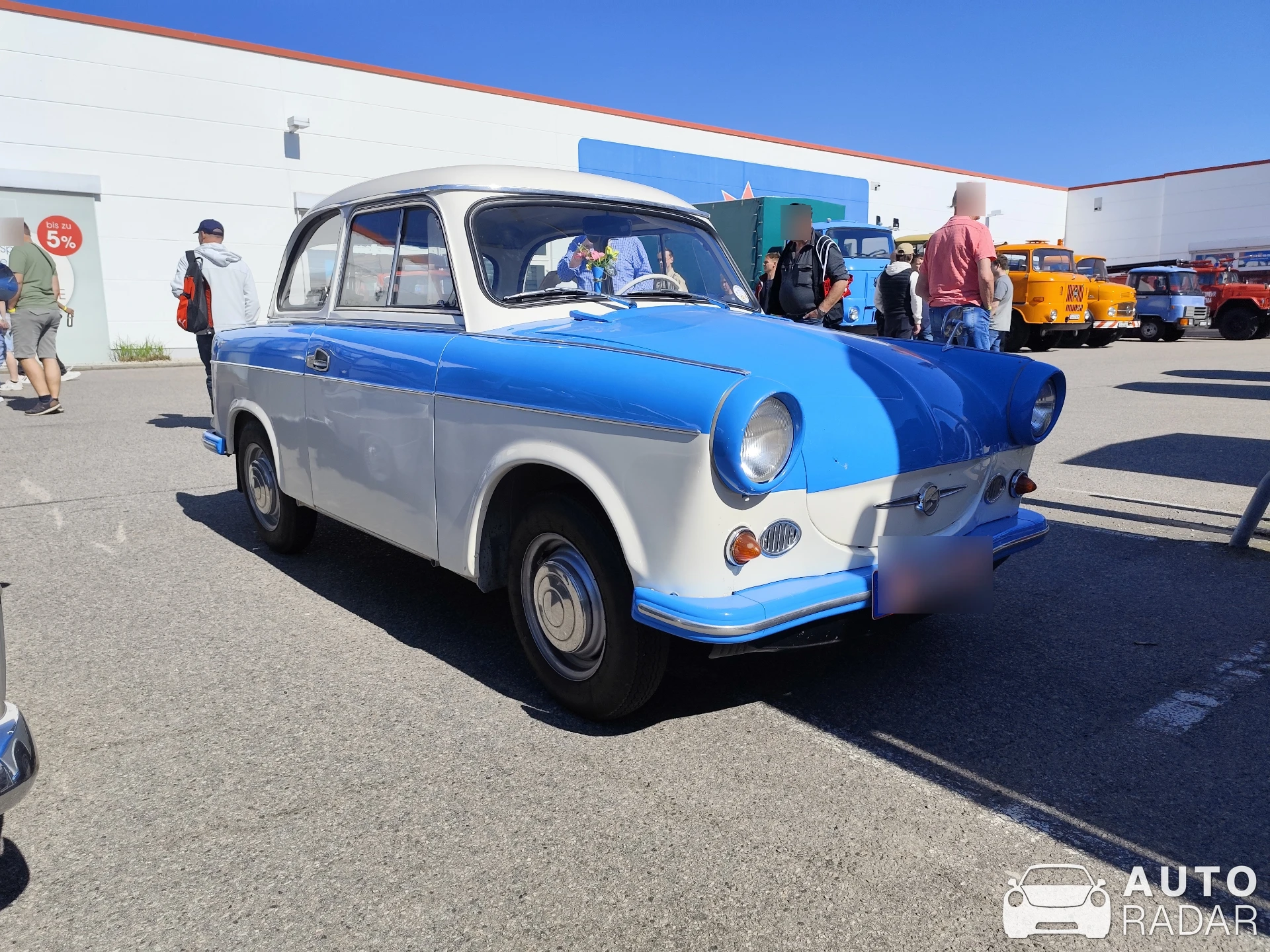 Trabant 500 spotted in Hartmannsdorf