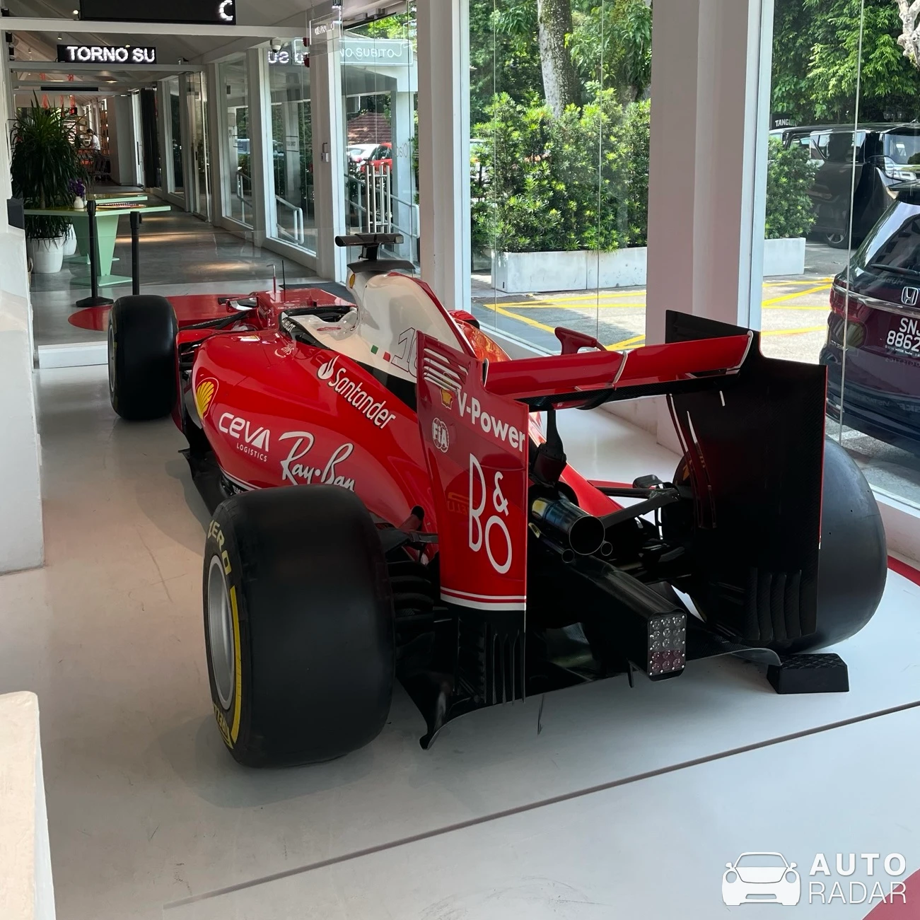 Ferrari SF16-H spotted in Singapore